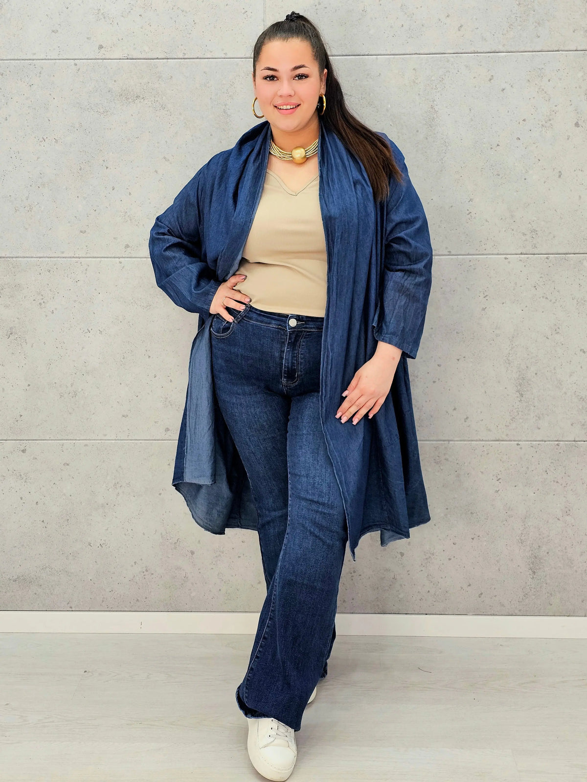 Narzutka oversize idealna dla kobiet XXL Stylowa XL