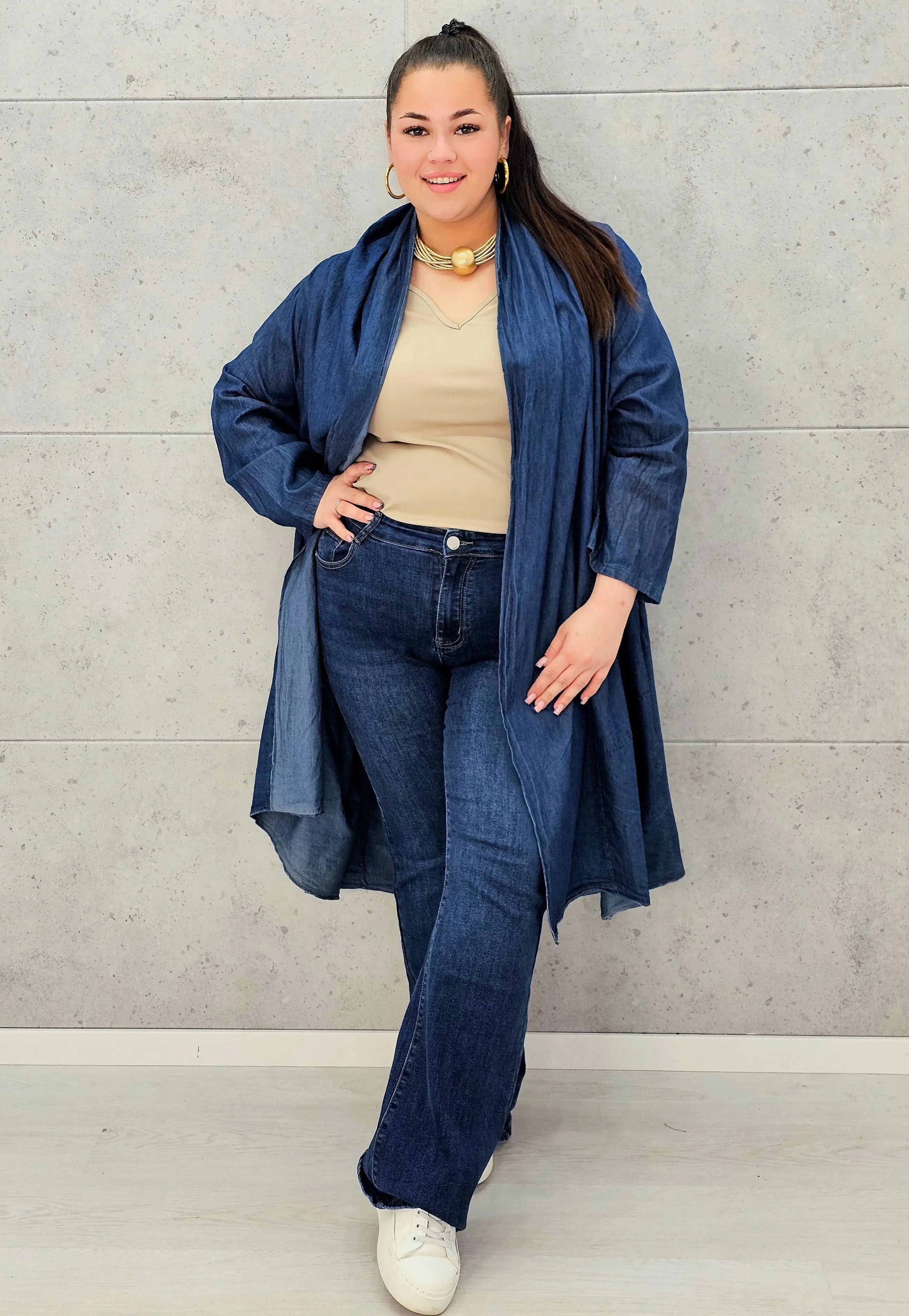 Narzutka oversize idealna dla kobiet XXL Stylowa XL