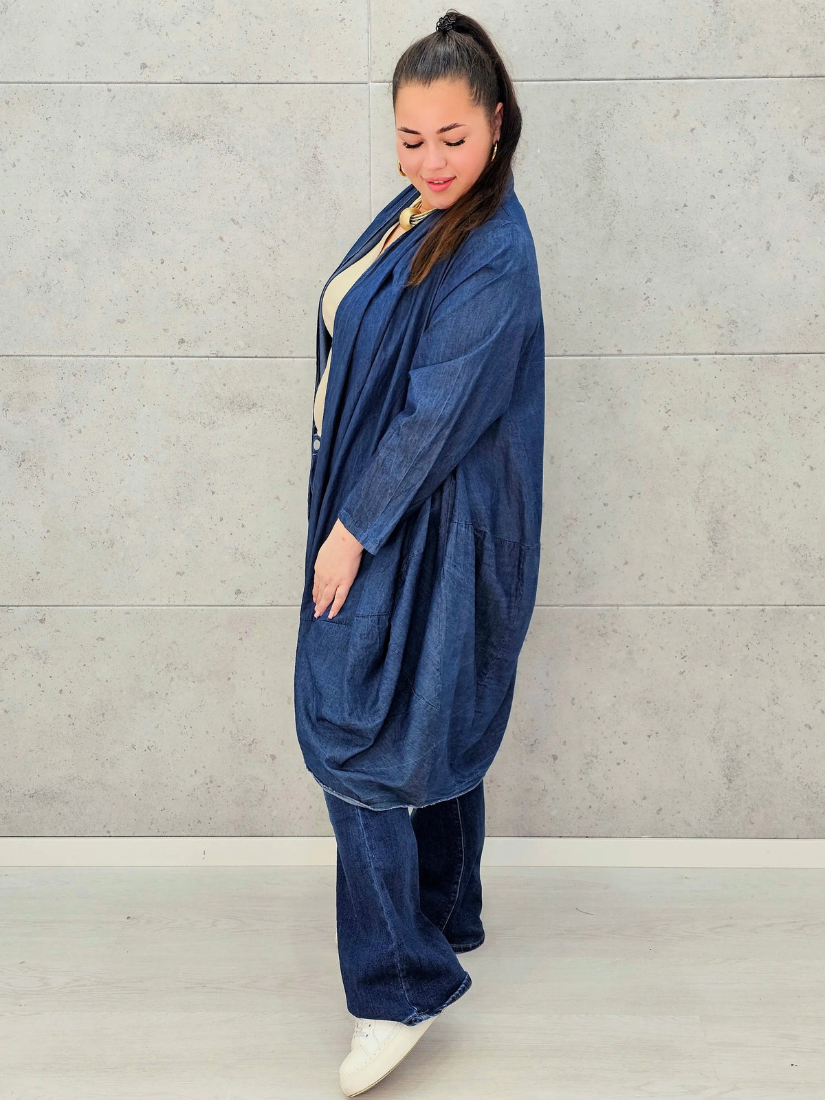 Narzutka oversize idealna dla kobiet XXL Stylowa XL