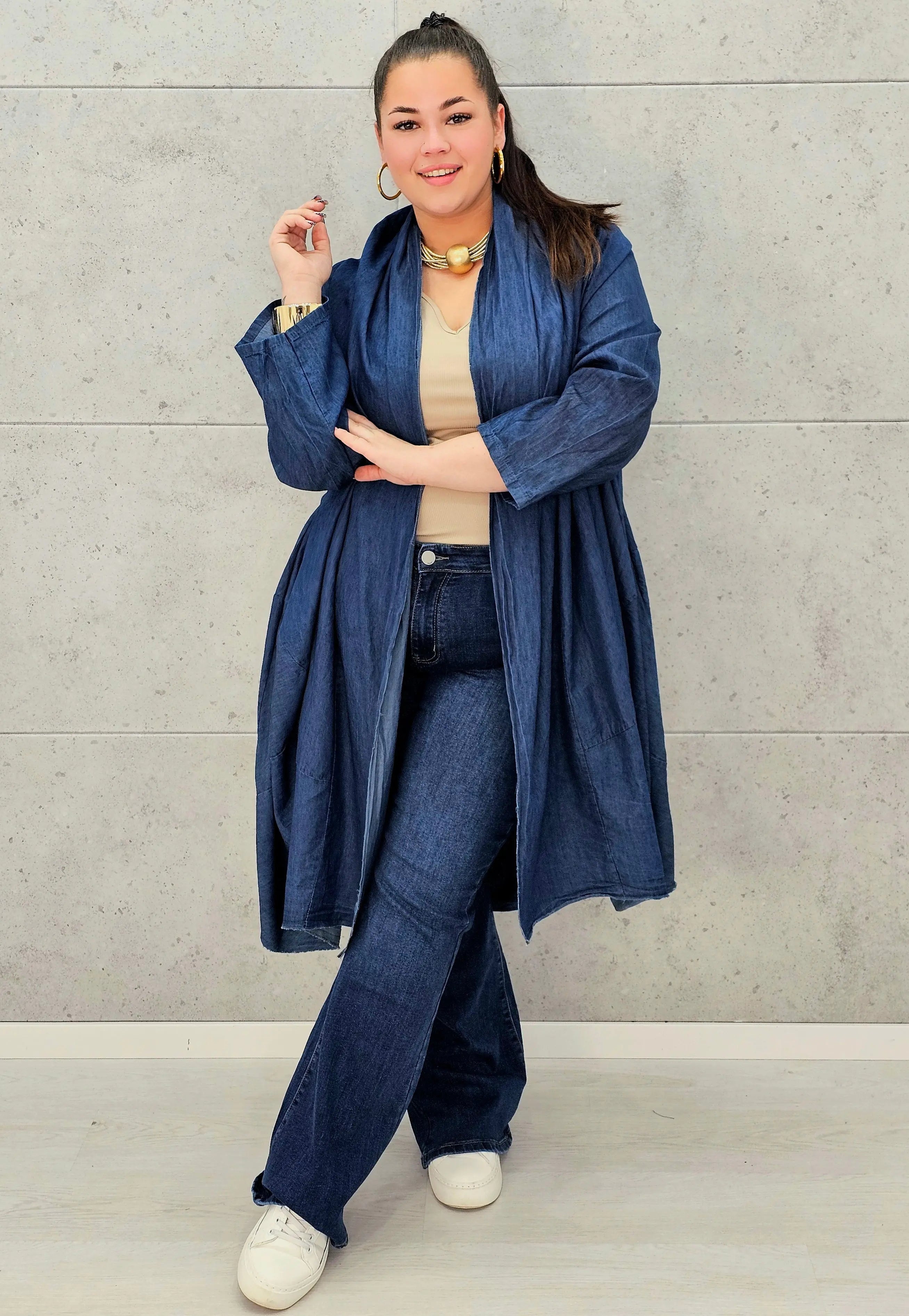 Narzutka oversize idealna dla kobiet XXL Stylowa XL
