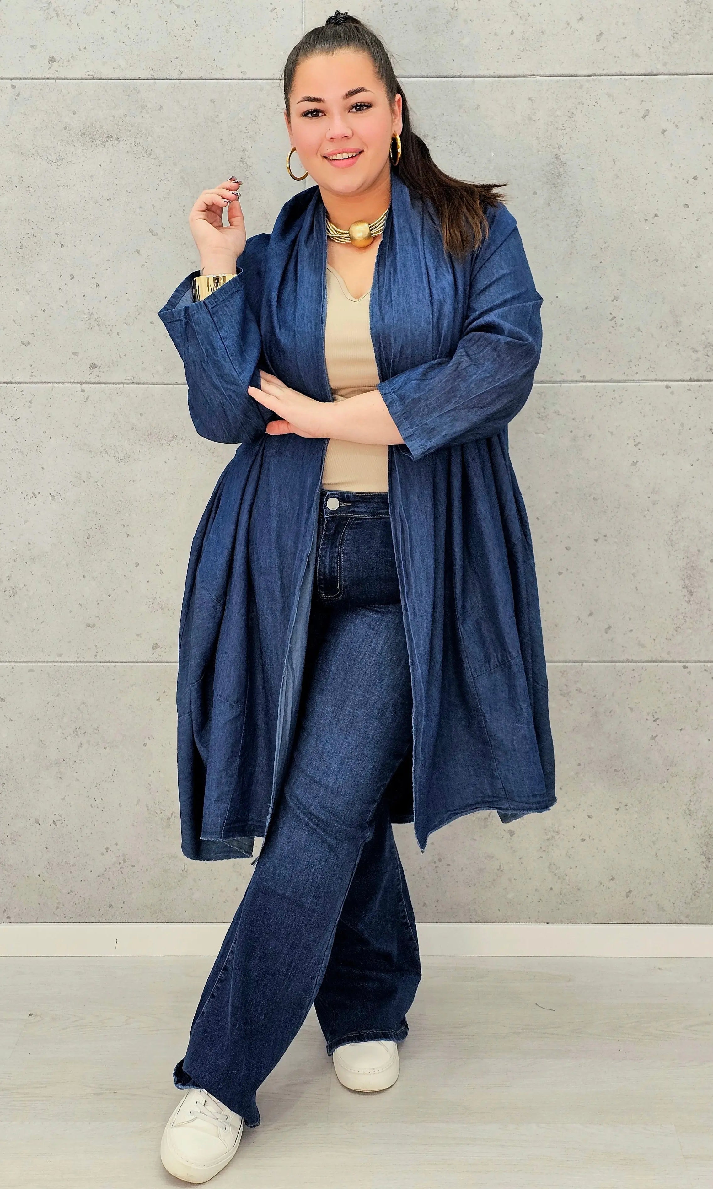 Narzutka oversize idealna dla kobiet XXL Stylowa XL