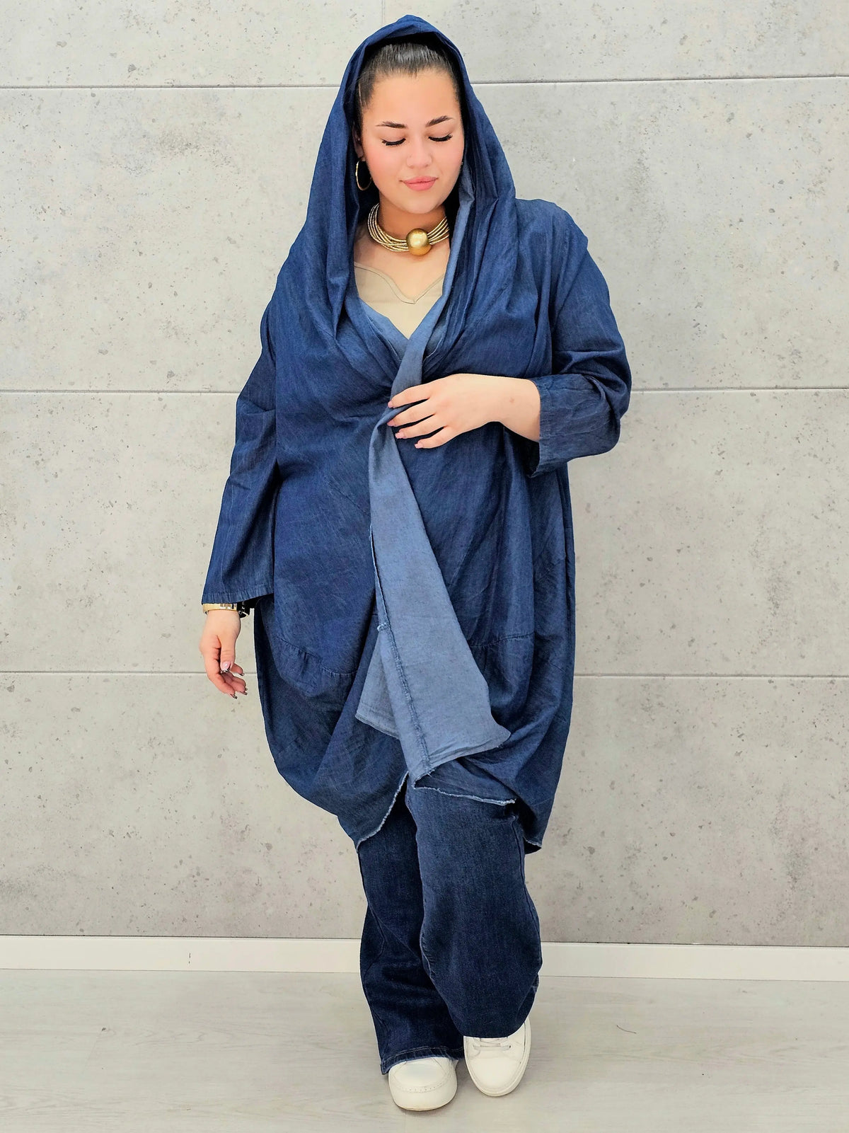 Narzutka oversize idealna dla kobiet XXL Stylowa XL