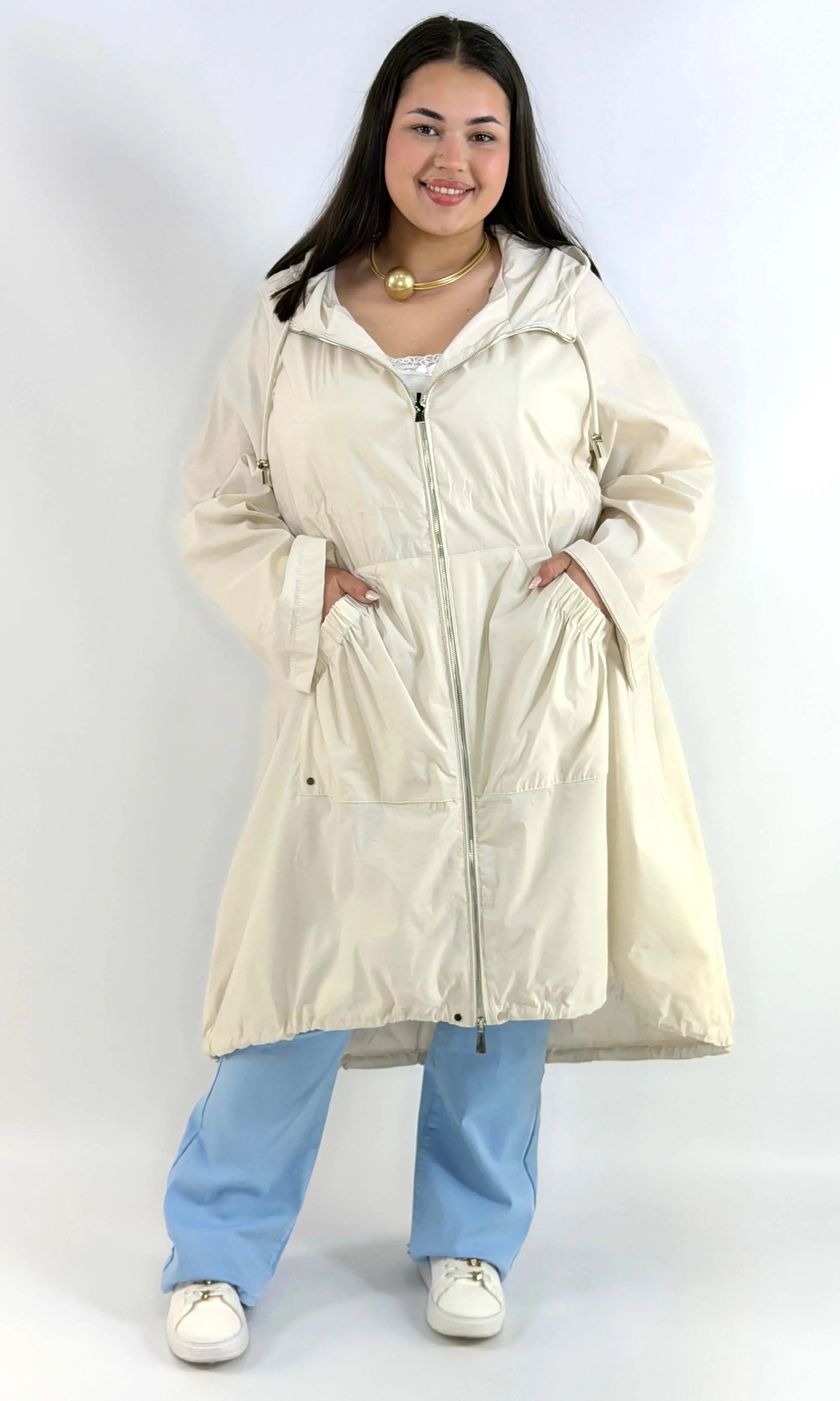 Parka z kieszeniami Plus Size z Kieszeniami StylowaXL – Styl i Wygoda dla Kobiet XXL Stylowa XL