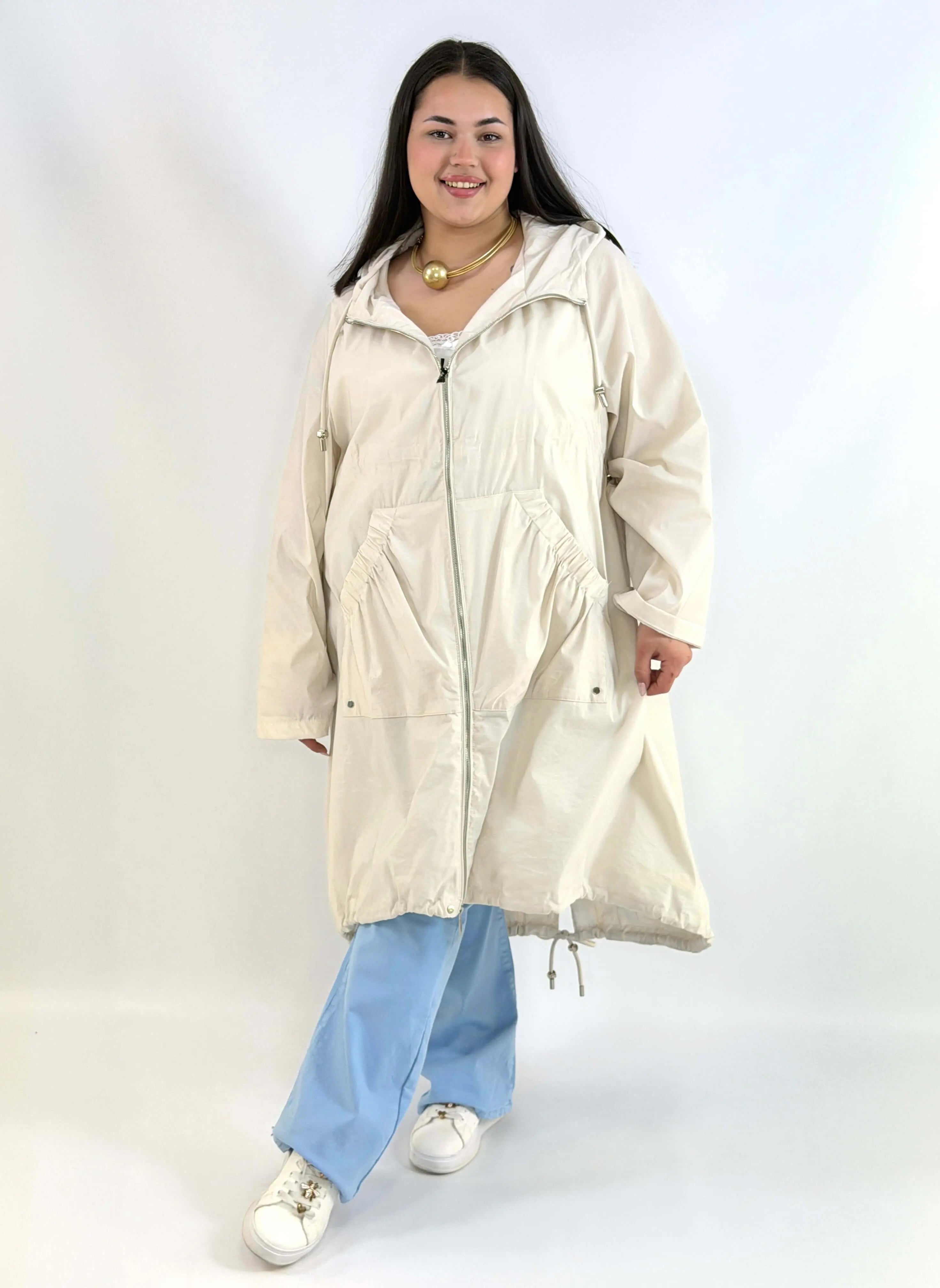 Parka z kieszeniami Plus Size z Kieszeniami StylowaXL – Styl i Wygoda dla Kobiet XXL Stylowa XL