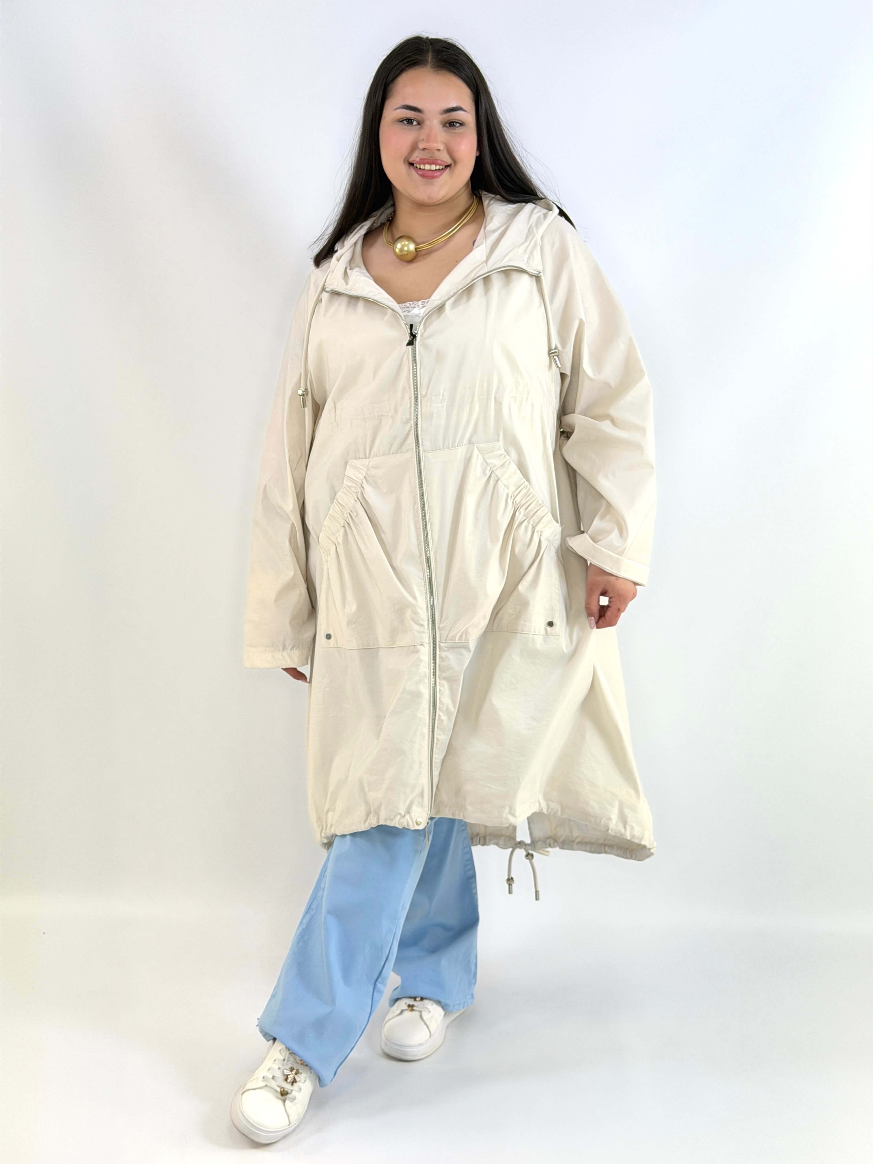 Parka z kieszeniami Plus Size z Kieszeniami StylowaXL – Styl i Wygoda dla Kobiet XXL Stylowa XL