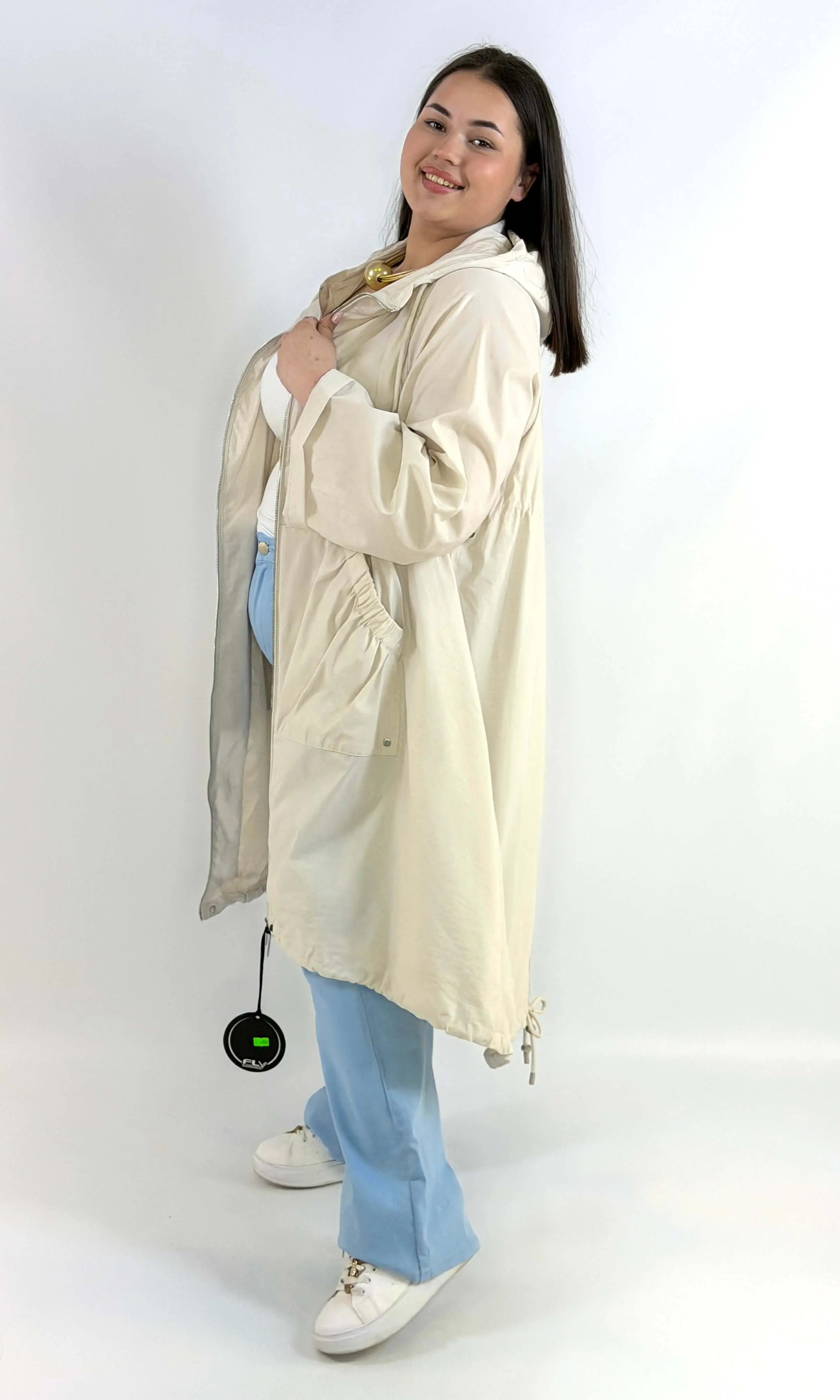 Parka z kieszeniami Plus Size z Kieszeniami StylowaXL – Styl i Wygoda dla Kobiet XXL Stylowa XL