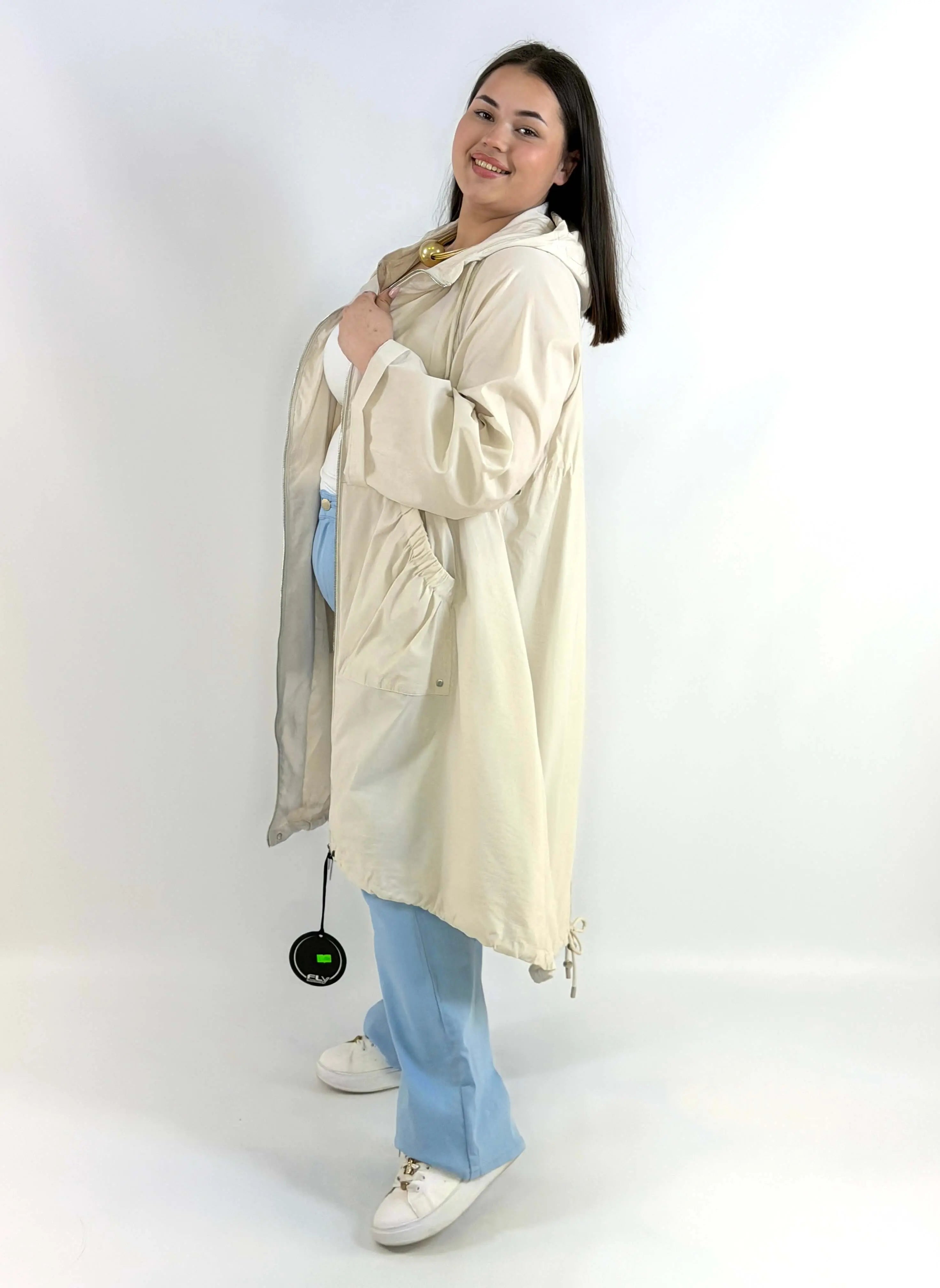 Parka z kieszeniami Plus Size z Kieszeniami StylowaXL – Styl i Wygoda dla Kobiet XXL Stylowa XL