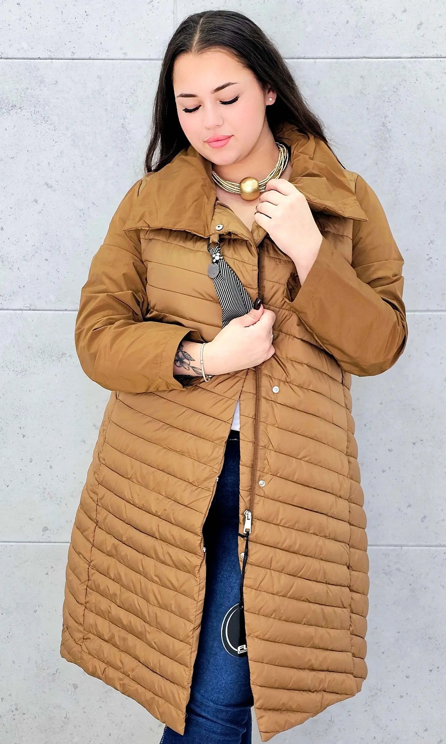 Pikowana kurtka damska – lekka, ciepła i elegancka propozycja plus size Stylowa XL