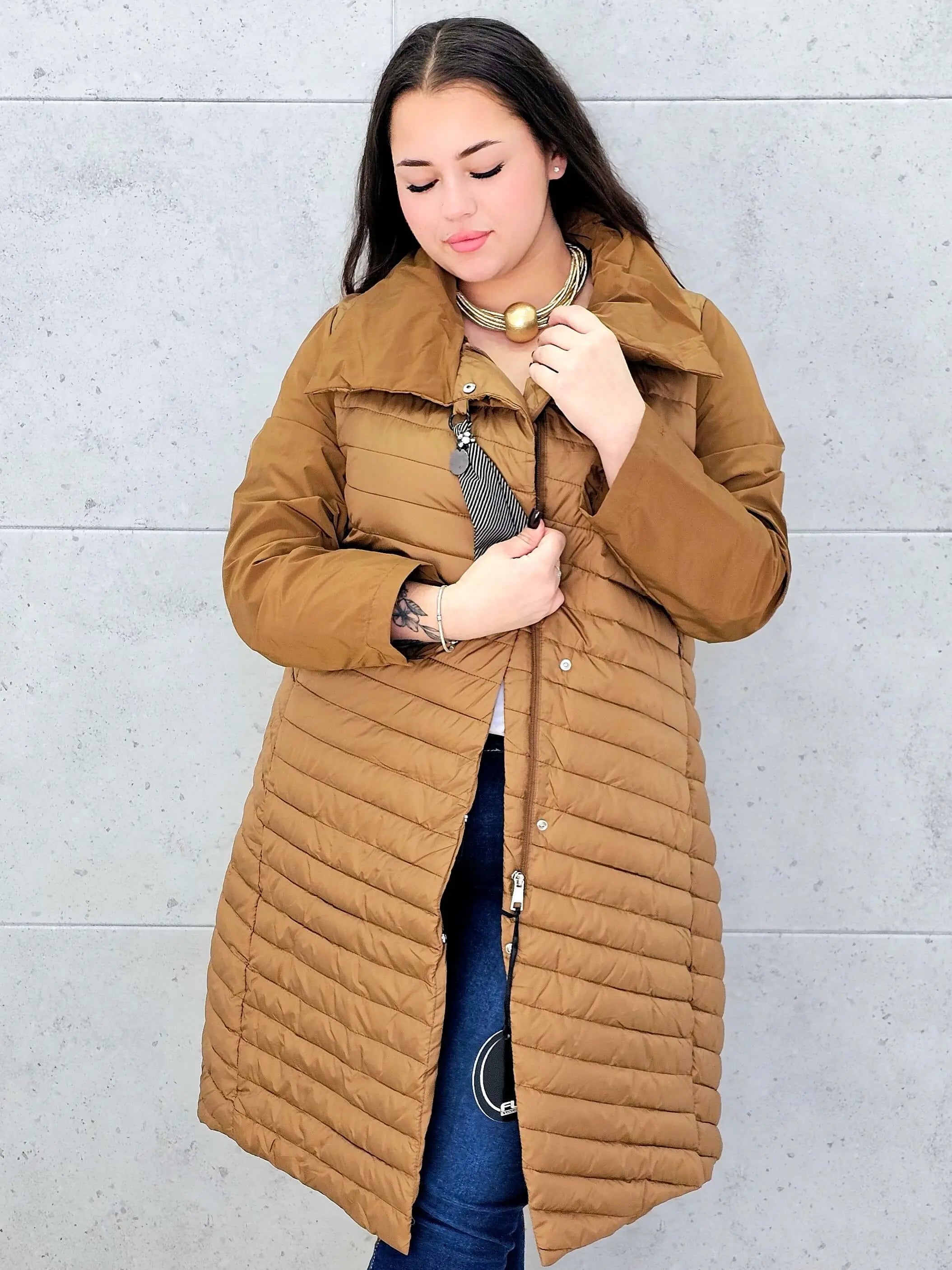 Pikowana kurtka damska – lekka, ciepła i elegancka propozycja plus size Stylowa XL