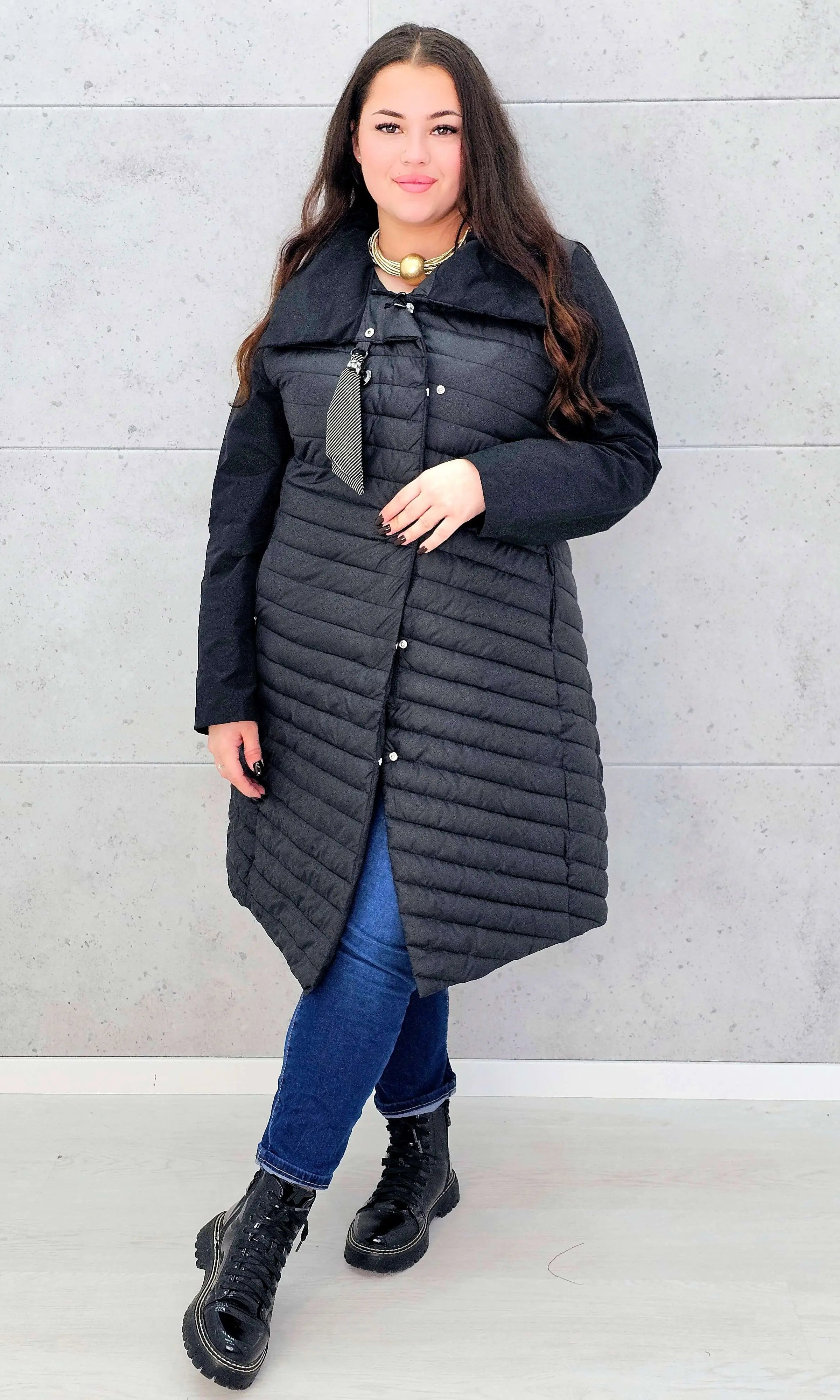 Pikowana kurtka damska – lekka, ciepła i elegancka propozycja plus size Stylowa XL