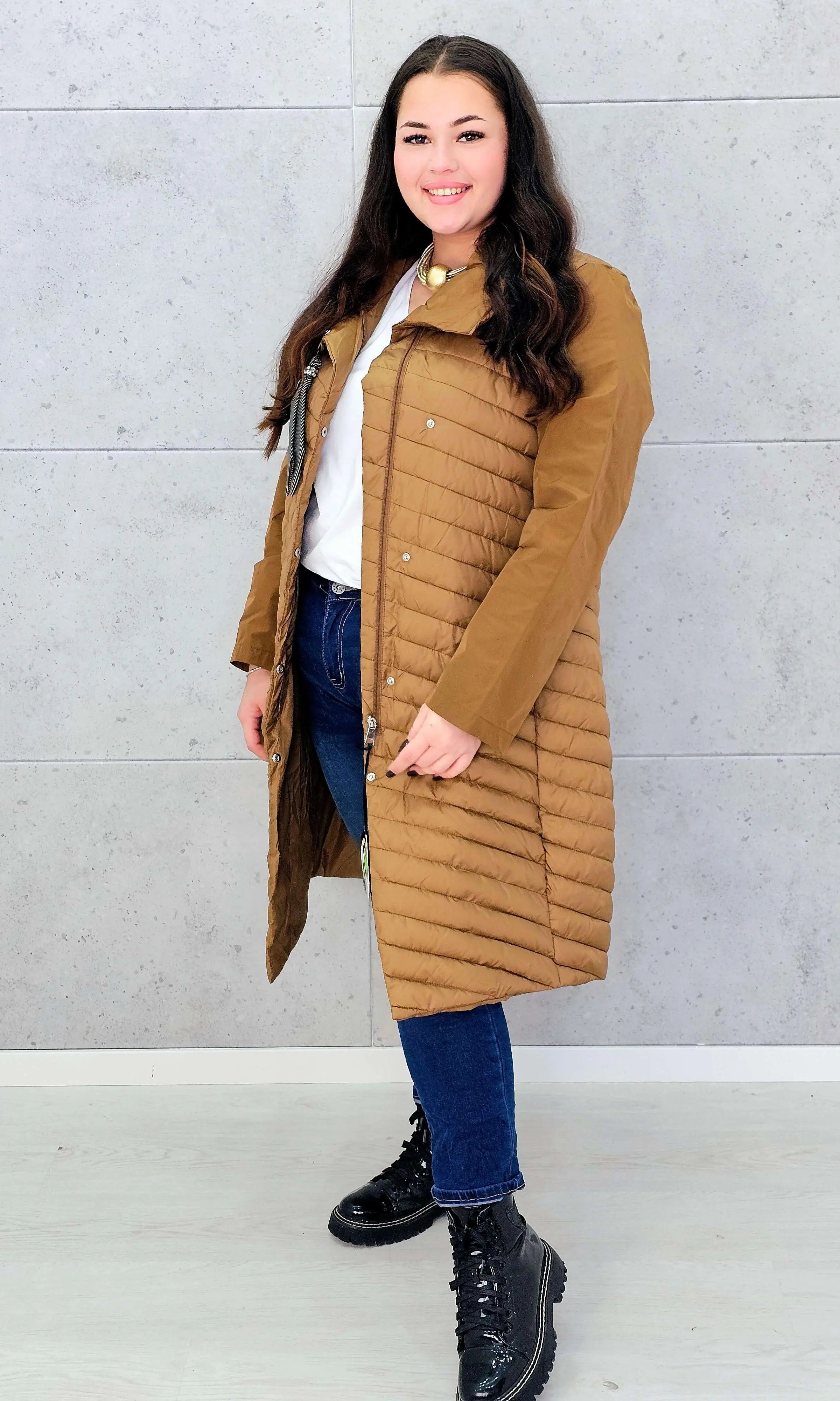 Pikowana kurtka damska – lekka, ciepła i elegancka propozycja plus size Stylowa XL