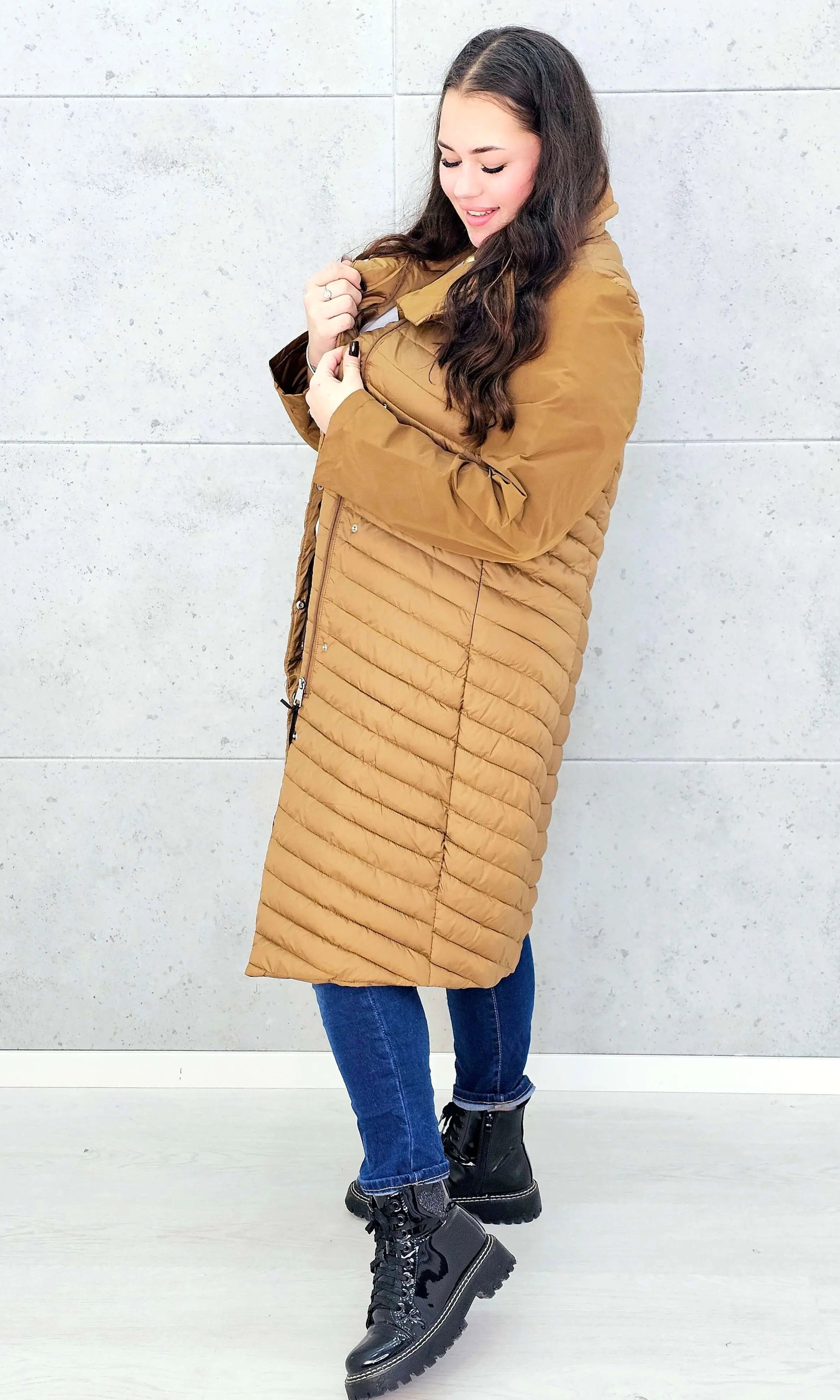 Pikowana kurtka damska – lekka, ciepła i elegancka propozycja plus size Stylowa XL