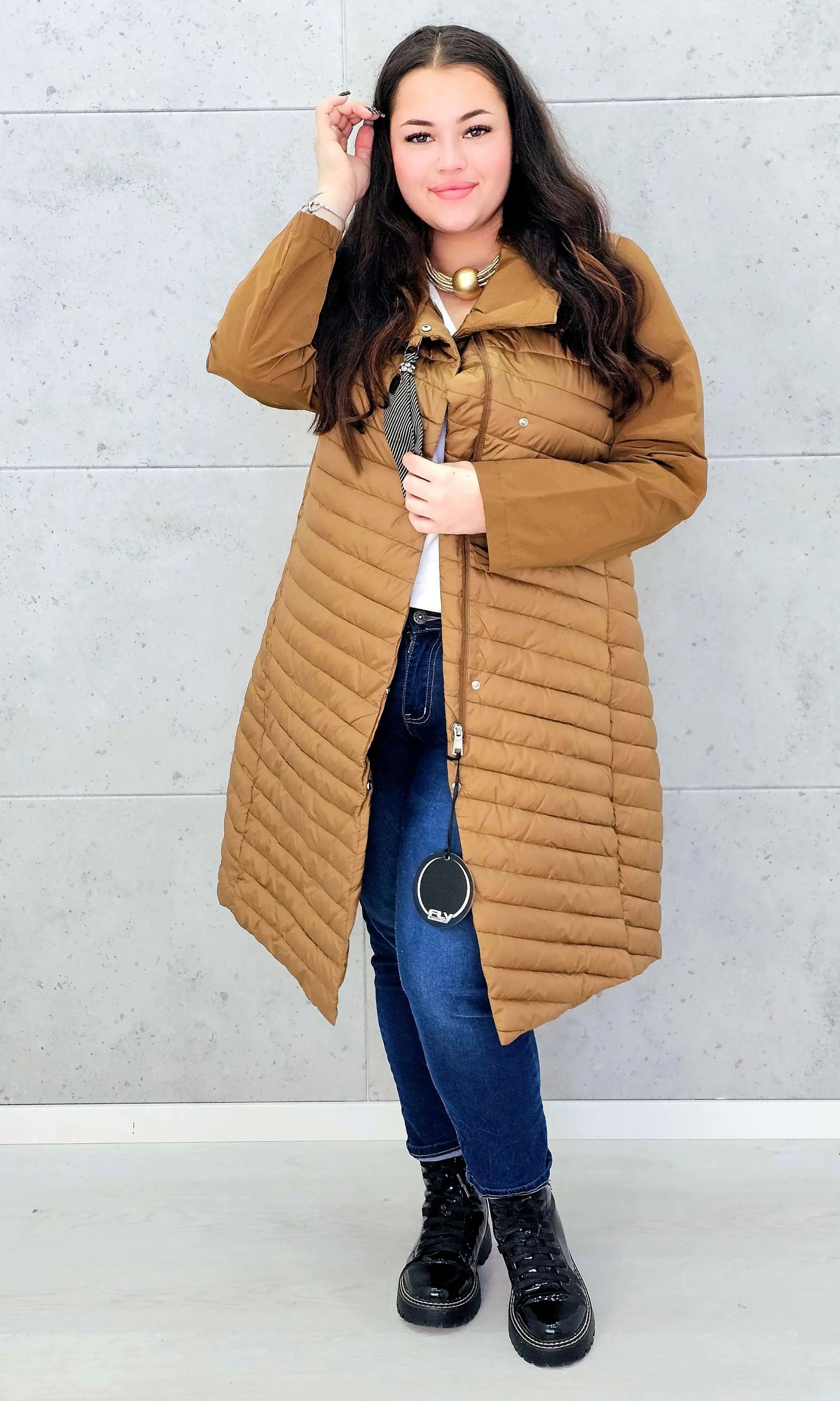 Pikowana kurtka damska – lekka, ciepła i elegancka propozycja plus size Stylowa XL