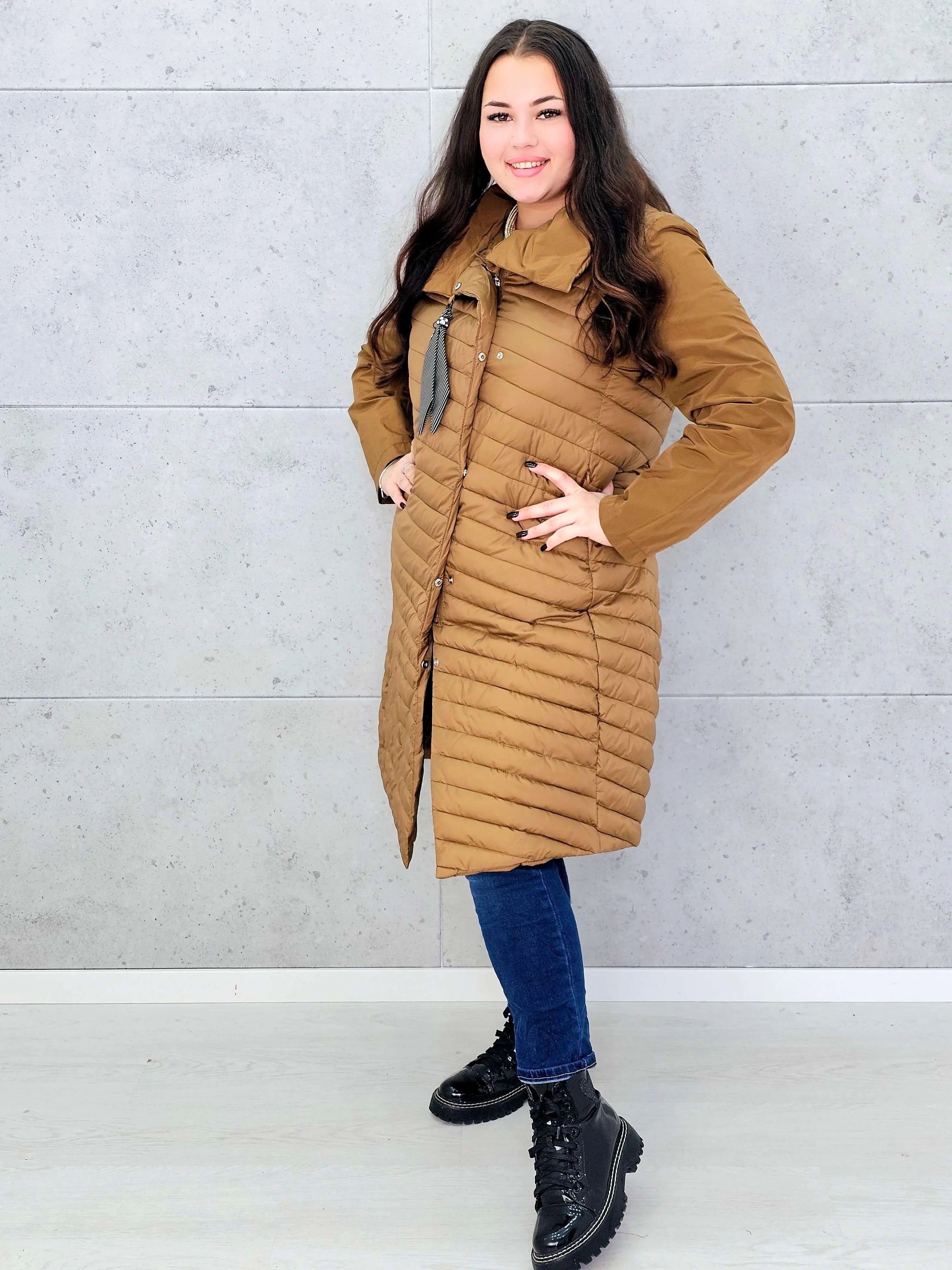 Pikowana kurtka damska – lekka, ciepła i elegancka propozycja plus size Stylowa XL