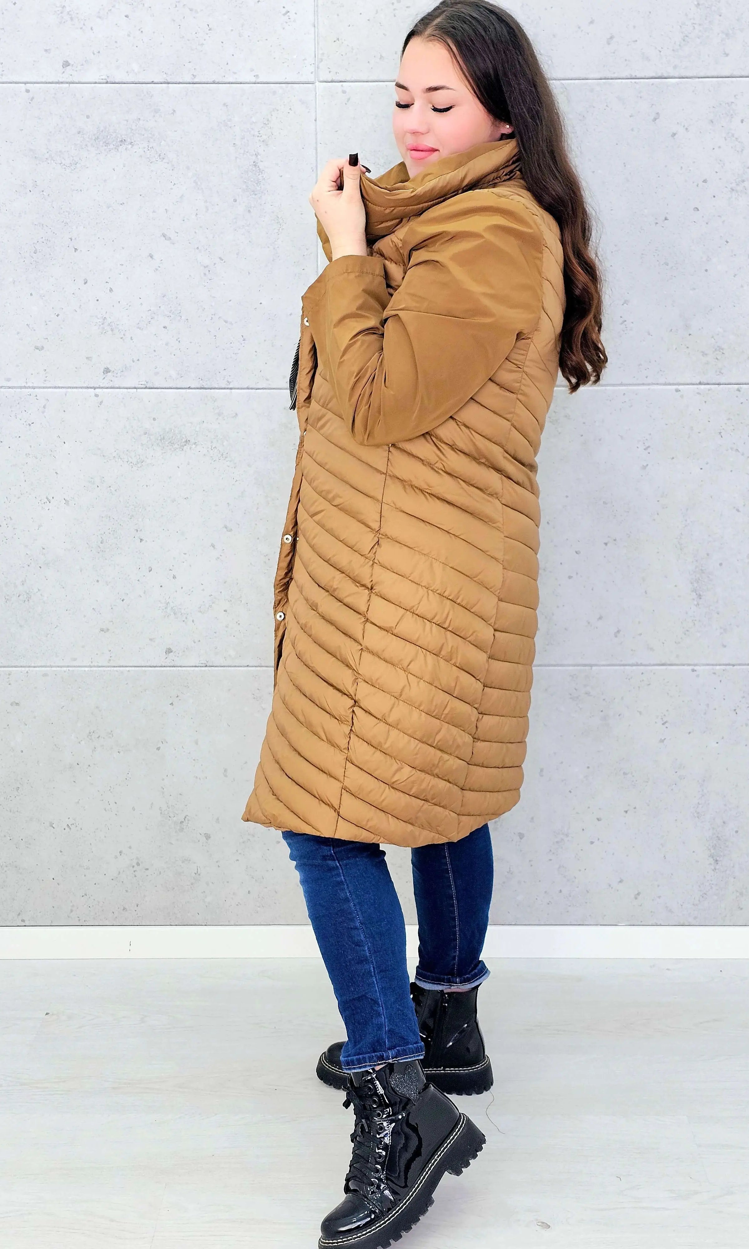 Pikowana kurtka damska – lekka, ciepła i elegancka propozycja plus size Stylowa XL