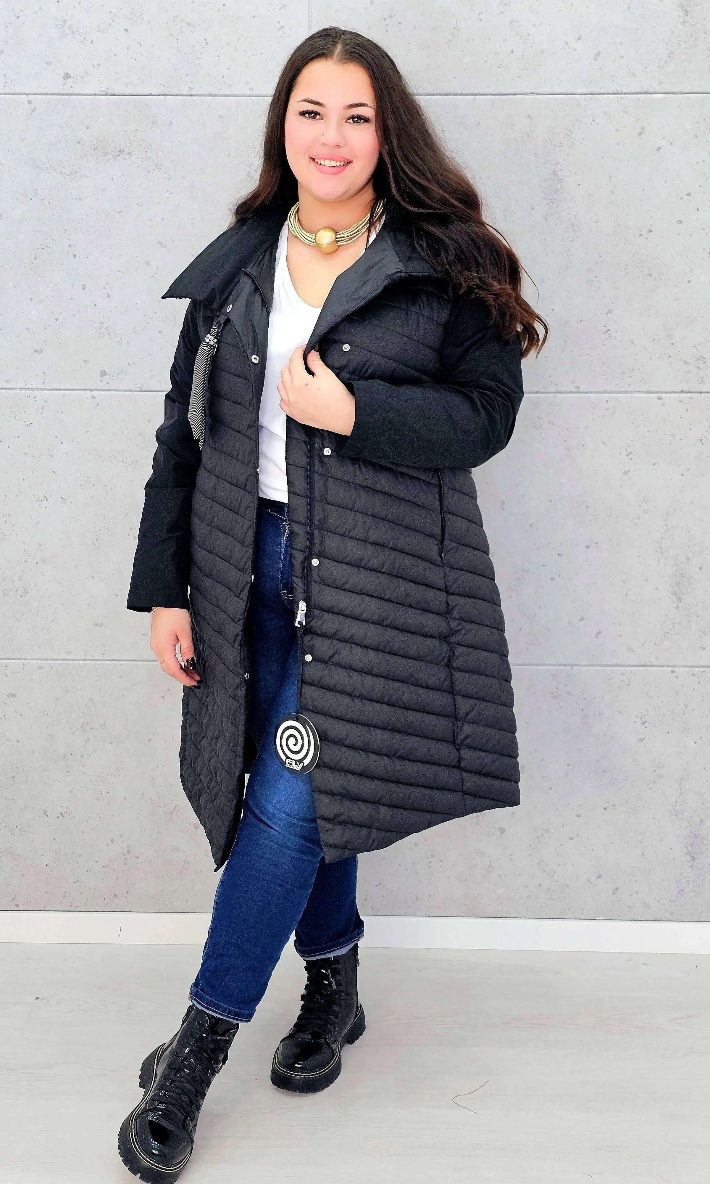 Pikowana kurtka damska – lekka, ciepła i elegancka propozycja plus size Stylowa XL