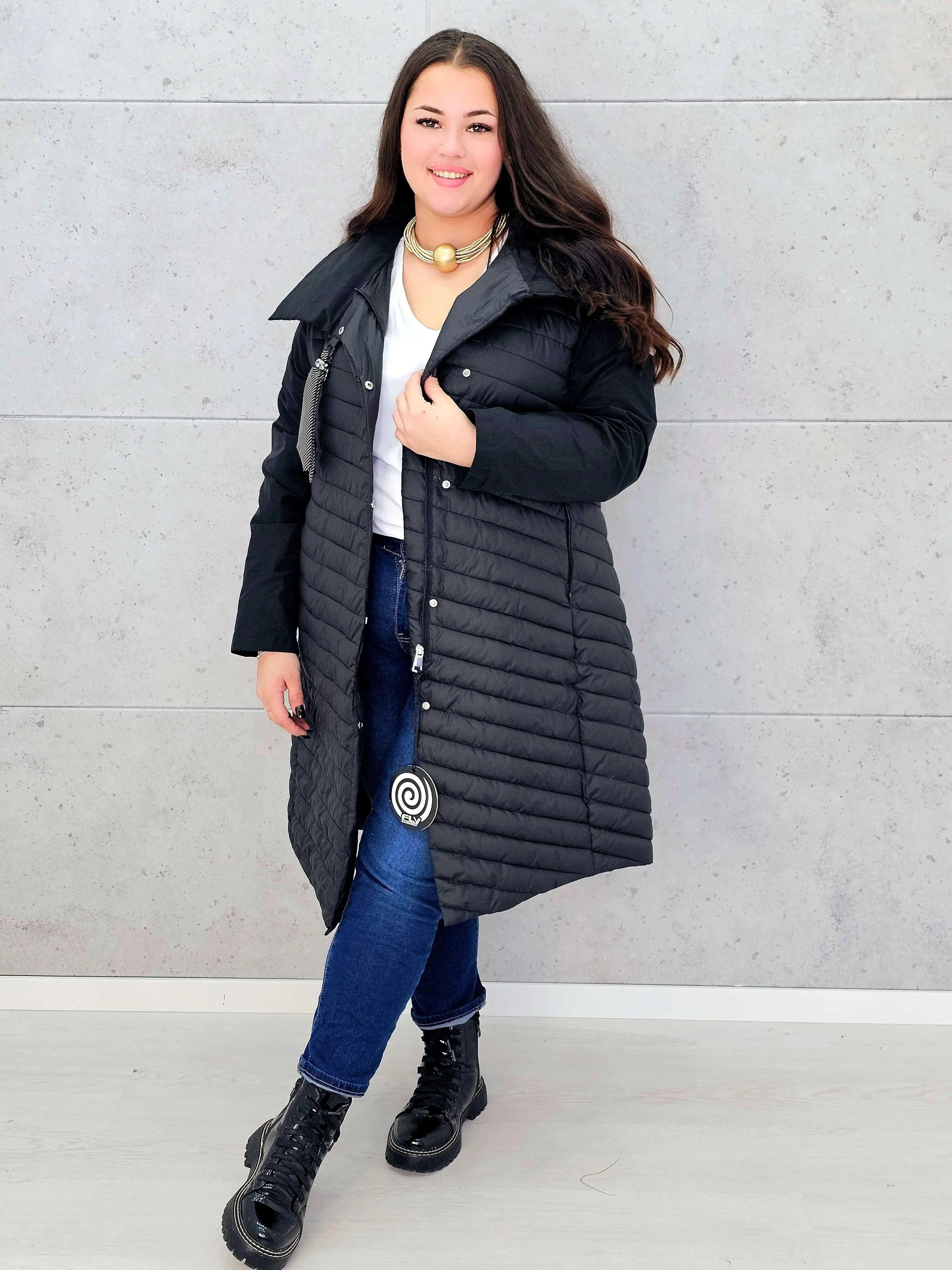 Pikowana kurtka damska – lekka, ciepła i elegancka propozycja plus size Stylowa XL