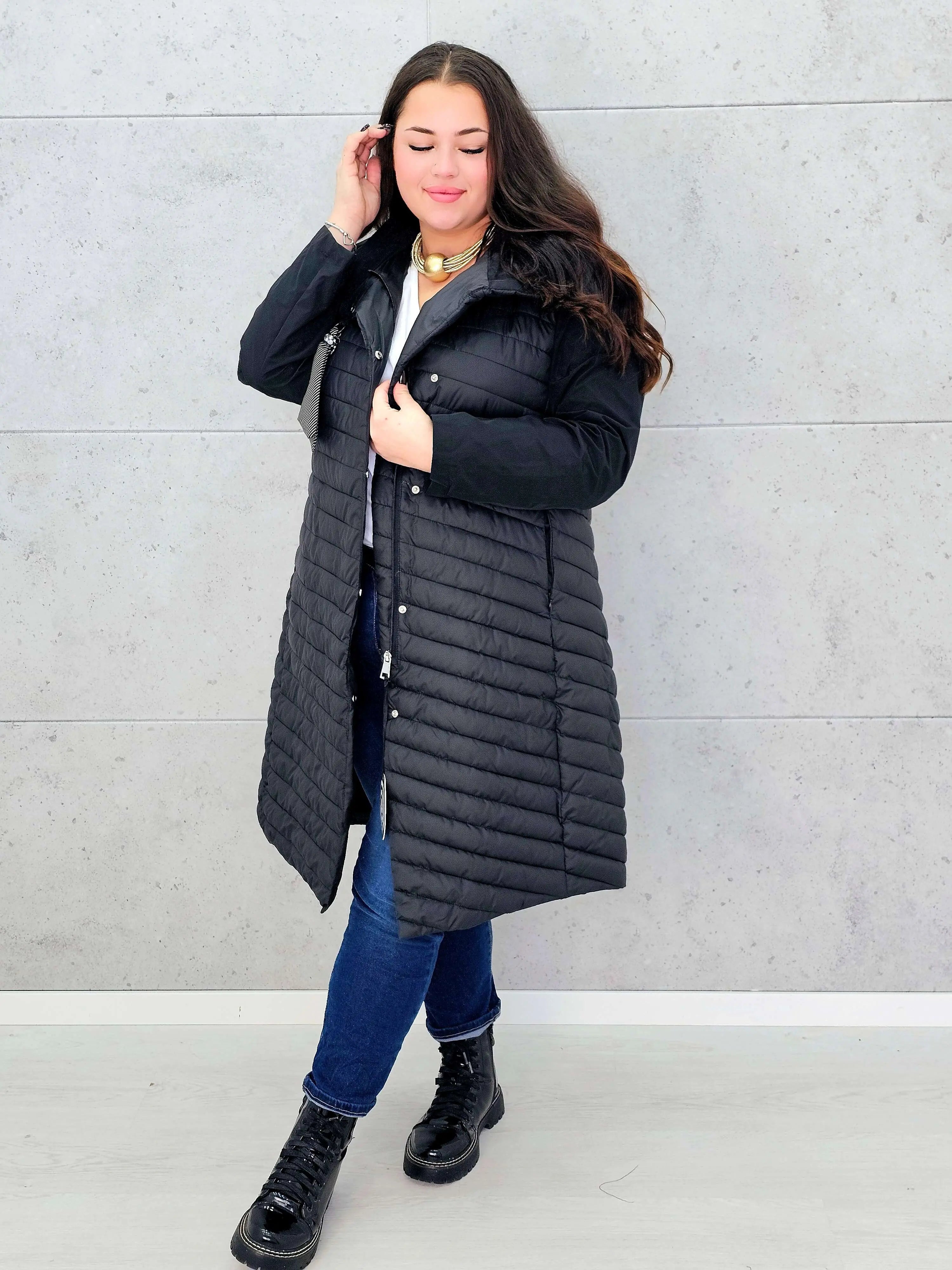 Pikowana kurtka damska – lekka, ciepła i elegancka propozycja plus size Stylowa XL