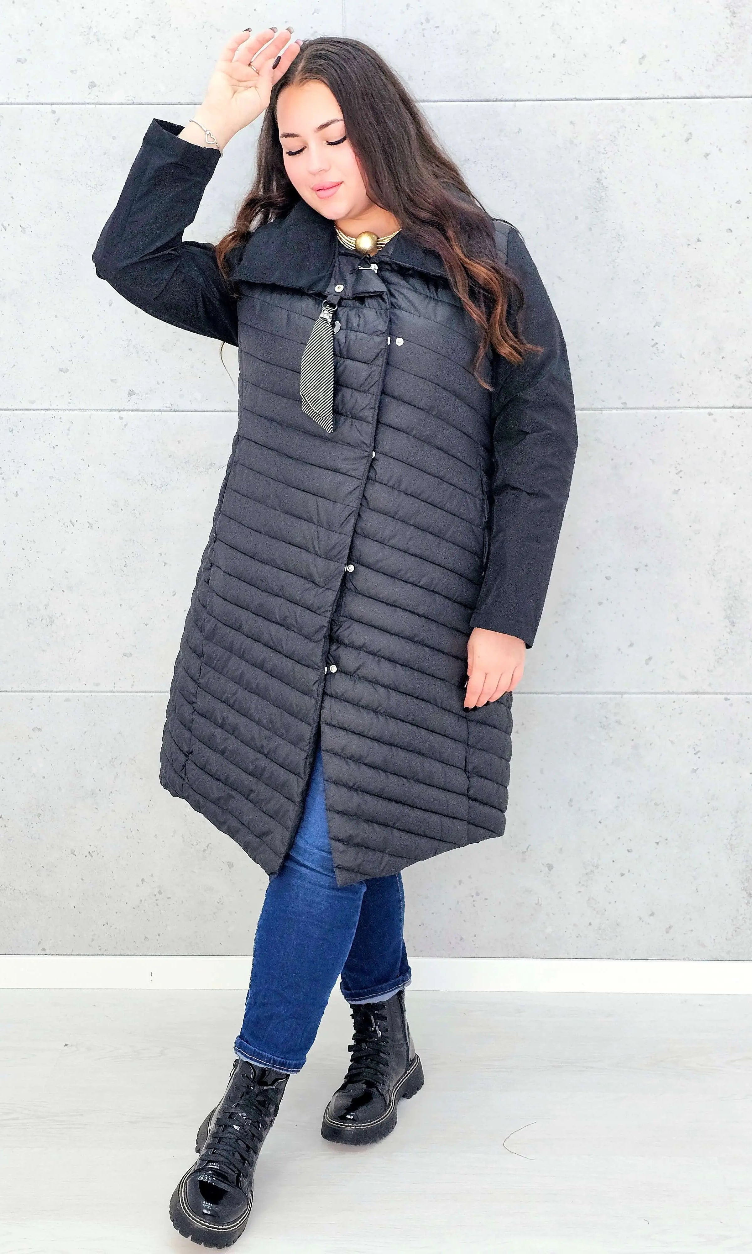 Pikowana kurtka damska – lekka, ciepła i elegancka propozycja plus size Stylowa XL