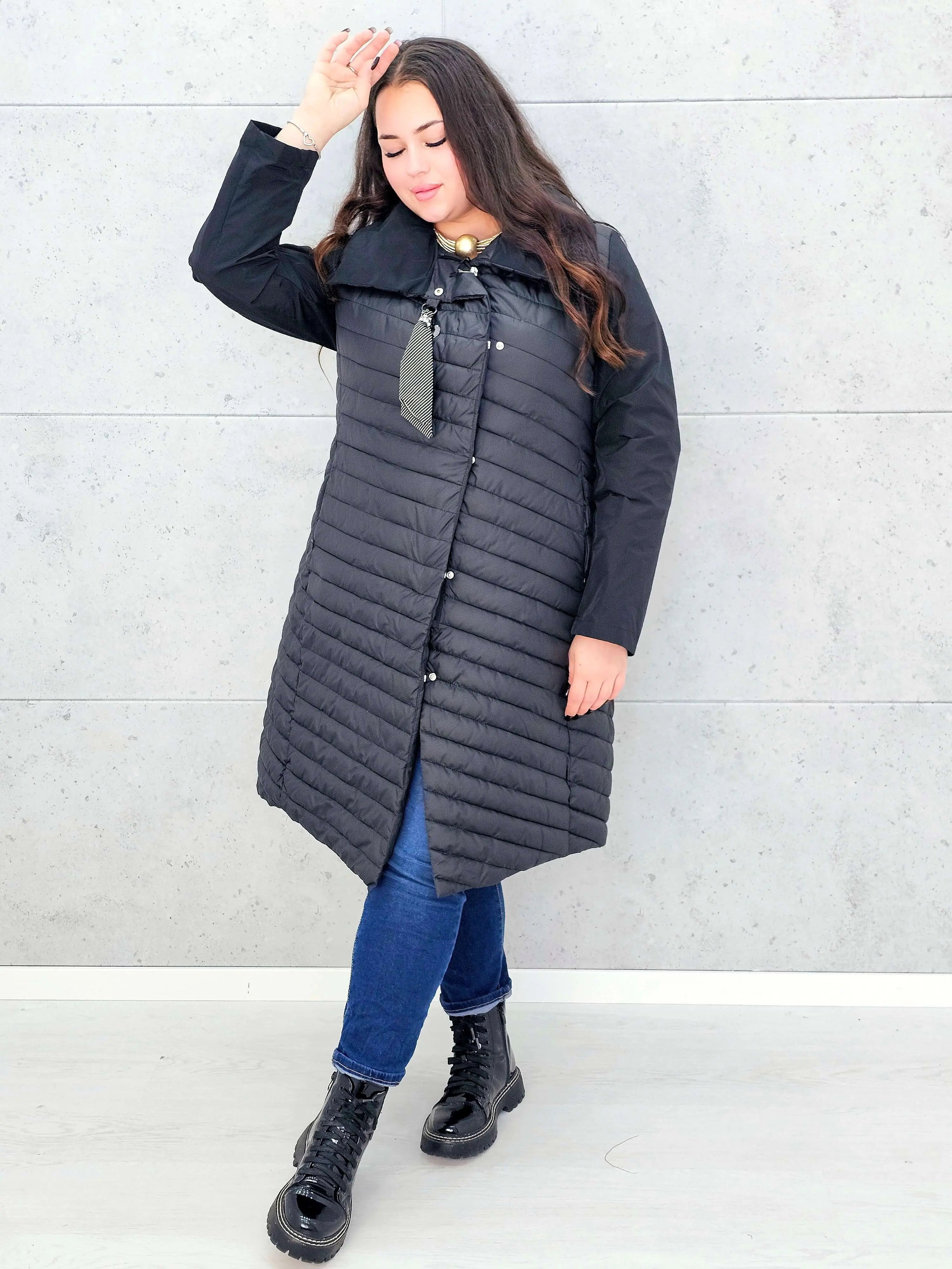 Pikowana kurtka damska – lekka, ciepła i elegancka propozycja plus size Stylowa XL