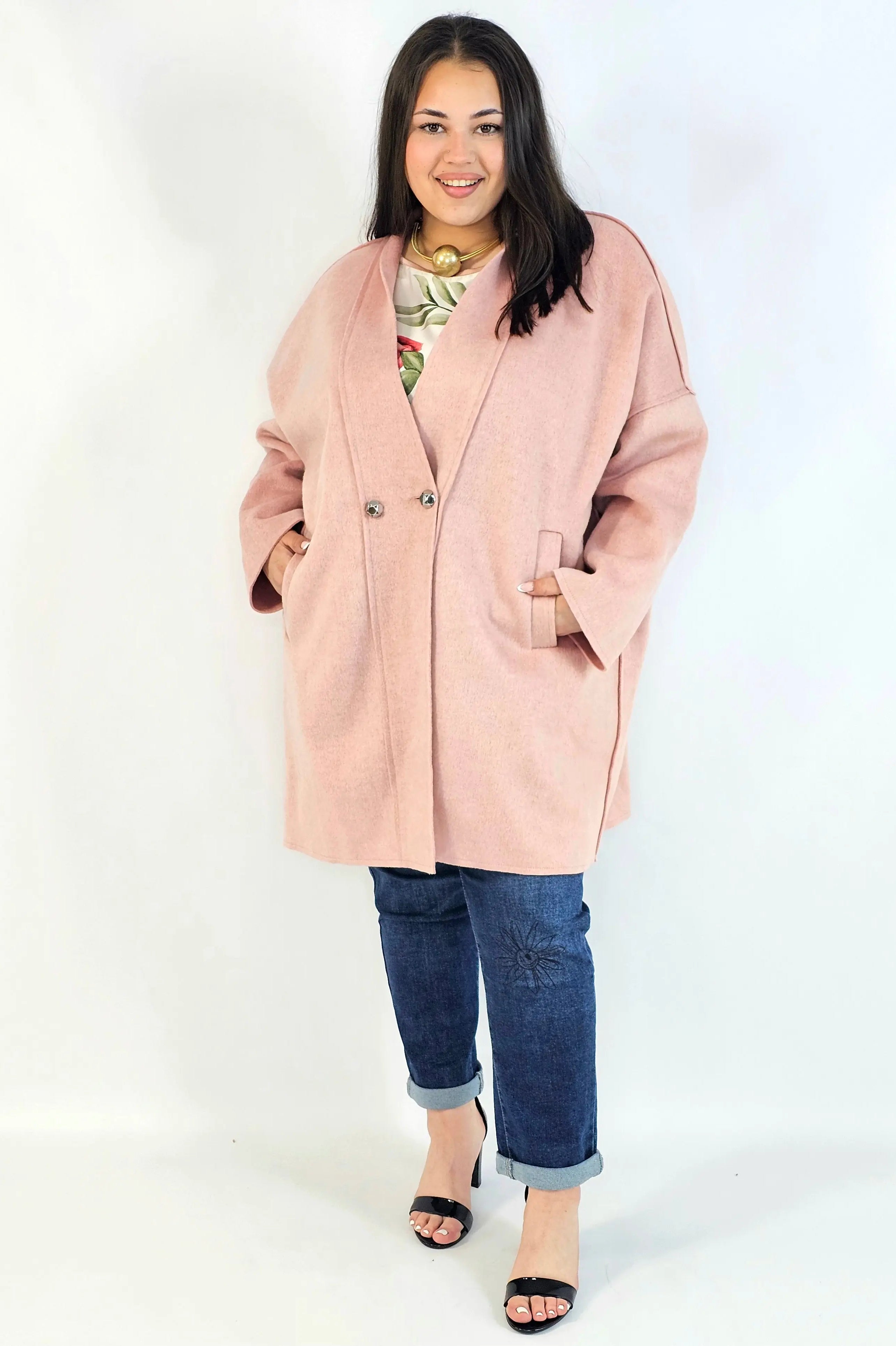 Płaszcz Oversize StylowaXL – Moda Plus Size dla Kobiet XXL | Elegancja i Komfo Stylowa XL