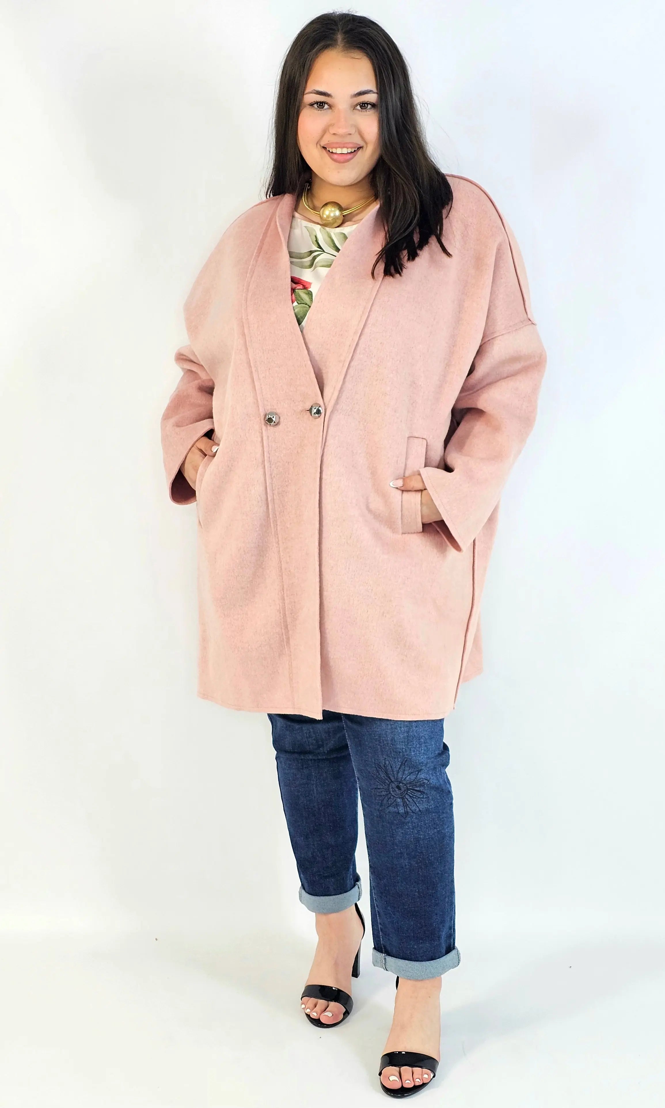 Płaszcz Oversize StylowaXL – Moda Plus Size dla Kobiet XXL | Elegancja i Komfo Stylowa XL