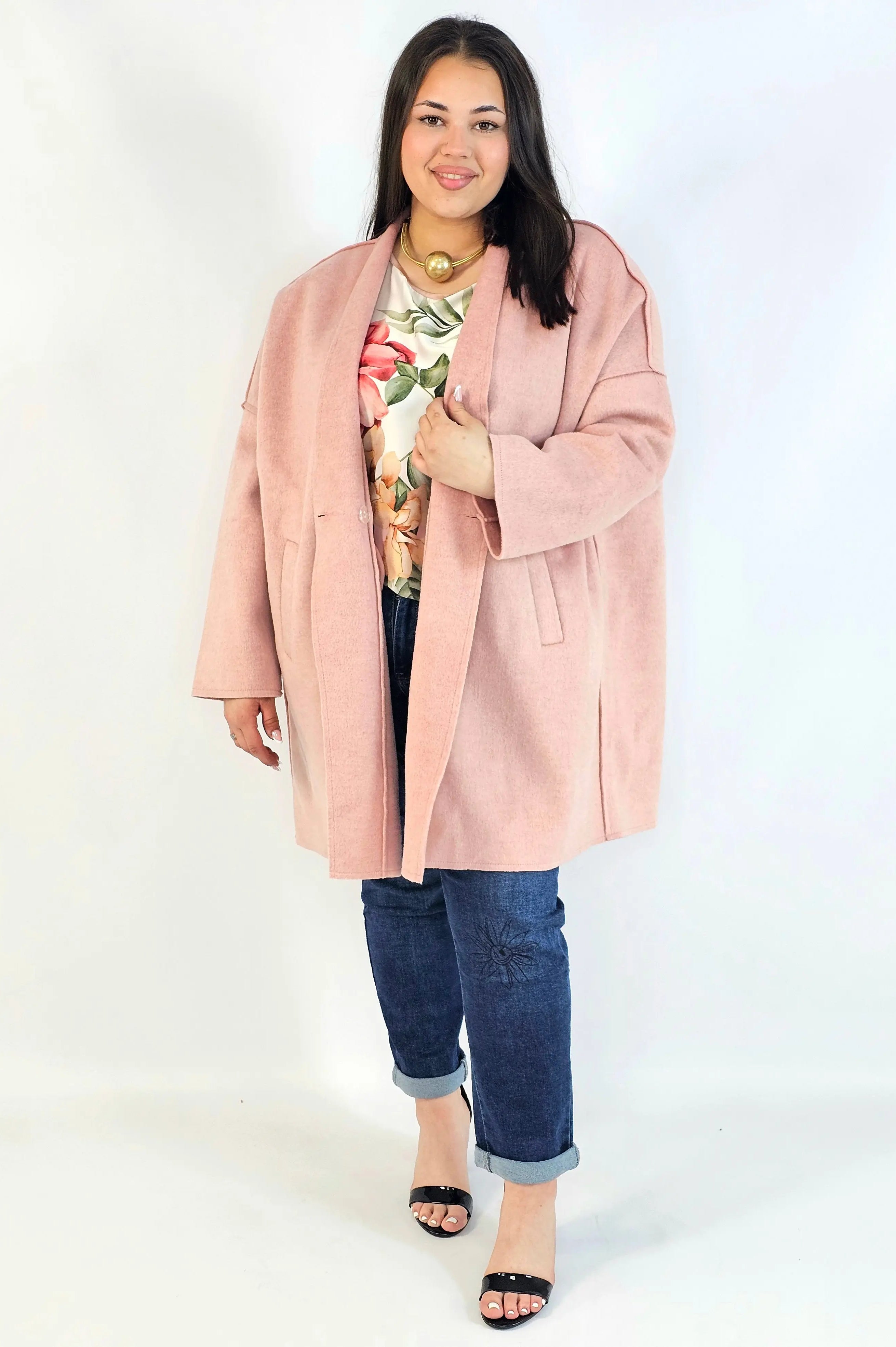 Płaszcz Oversize StylowaXL – Moda Plus Size dla Kobiet XXL | Elegancja i Komfo Stylowa XL