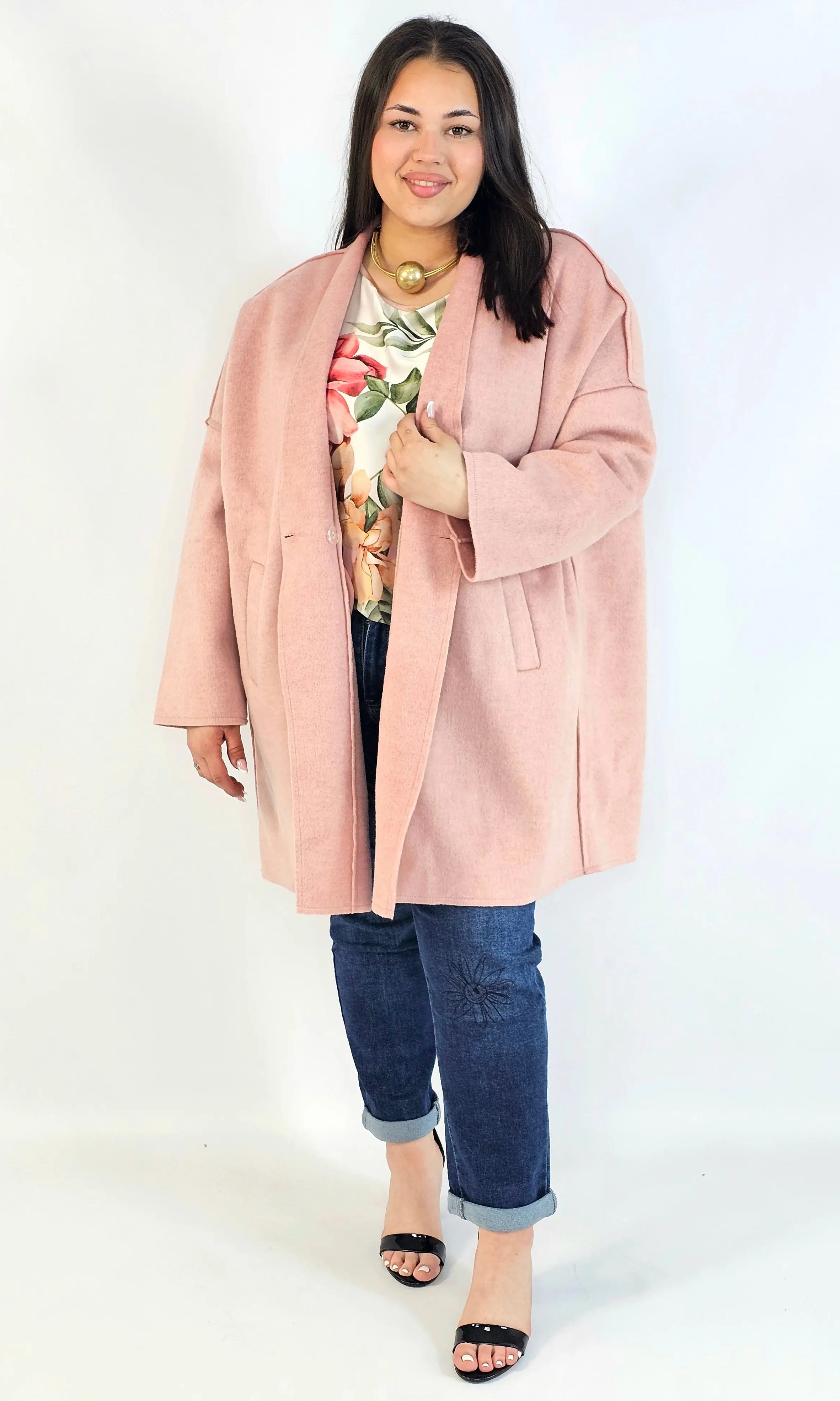 Płaszcz Oversize StylowaXL – Moda Plus Size dla Kobiet XXL | Elegancja i Komfo Stylowa XL