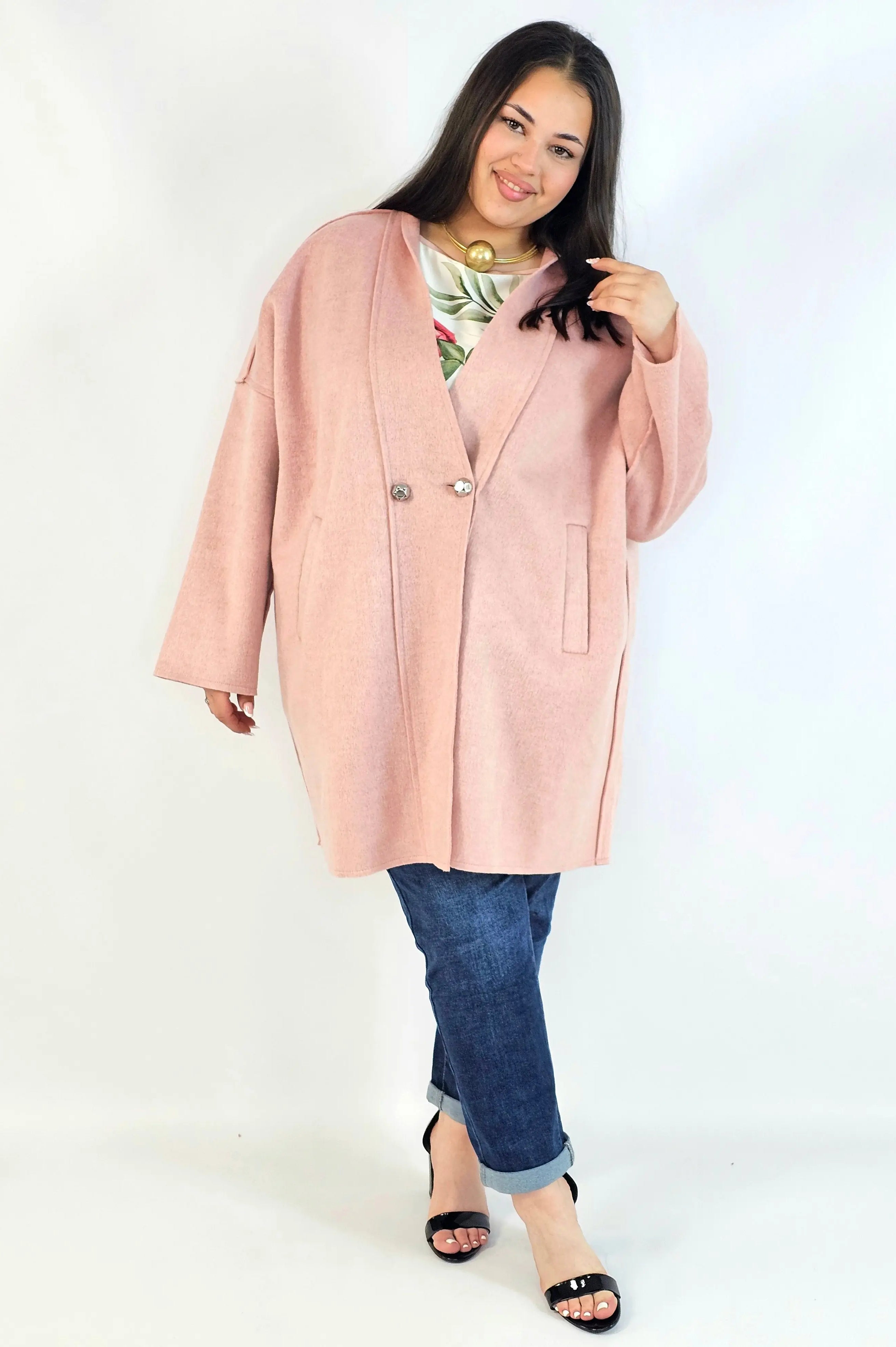 Płaszcz Oversize StylowaXL – Moda Plus Size dla Kobiet XXL | Elegancja i Komfo Stylowa XL