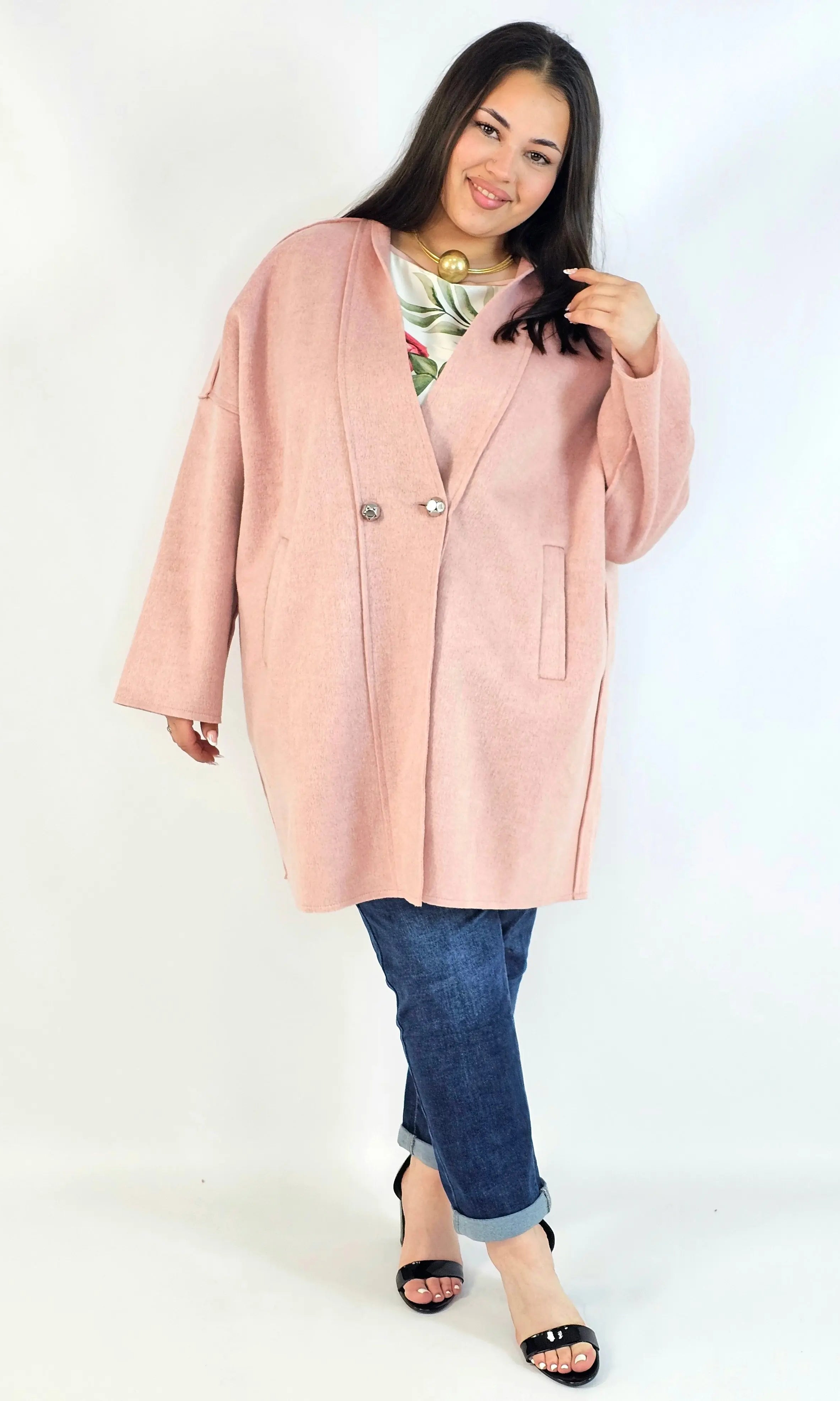 Płaszcz Oversize StylowaXL – Moda Plus Size dla Kobiet XXL | Elegancja i Komfo Stylowa XL