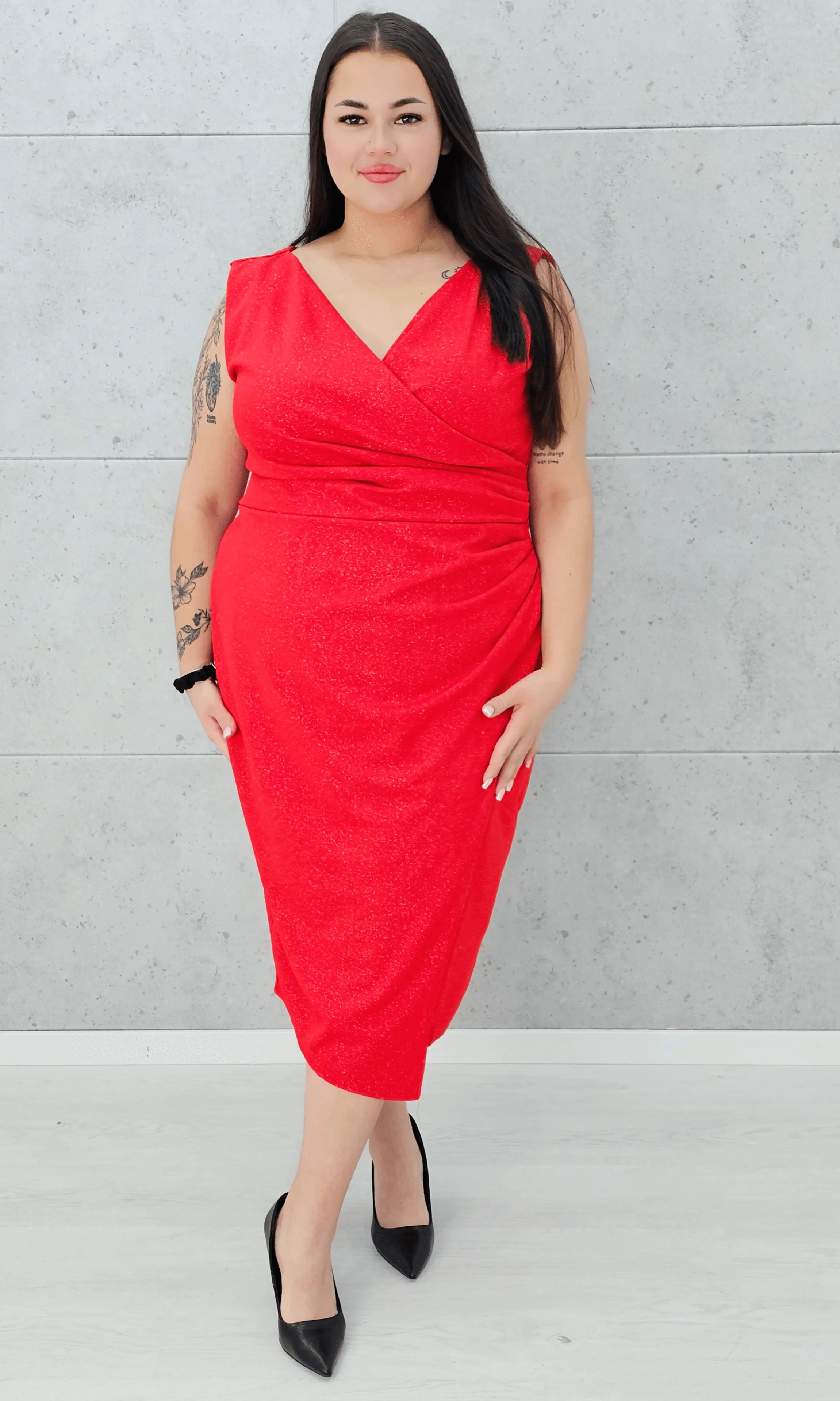 Rozpal zmysły – zjawiskowa sukienka czerwona Stylowa XL