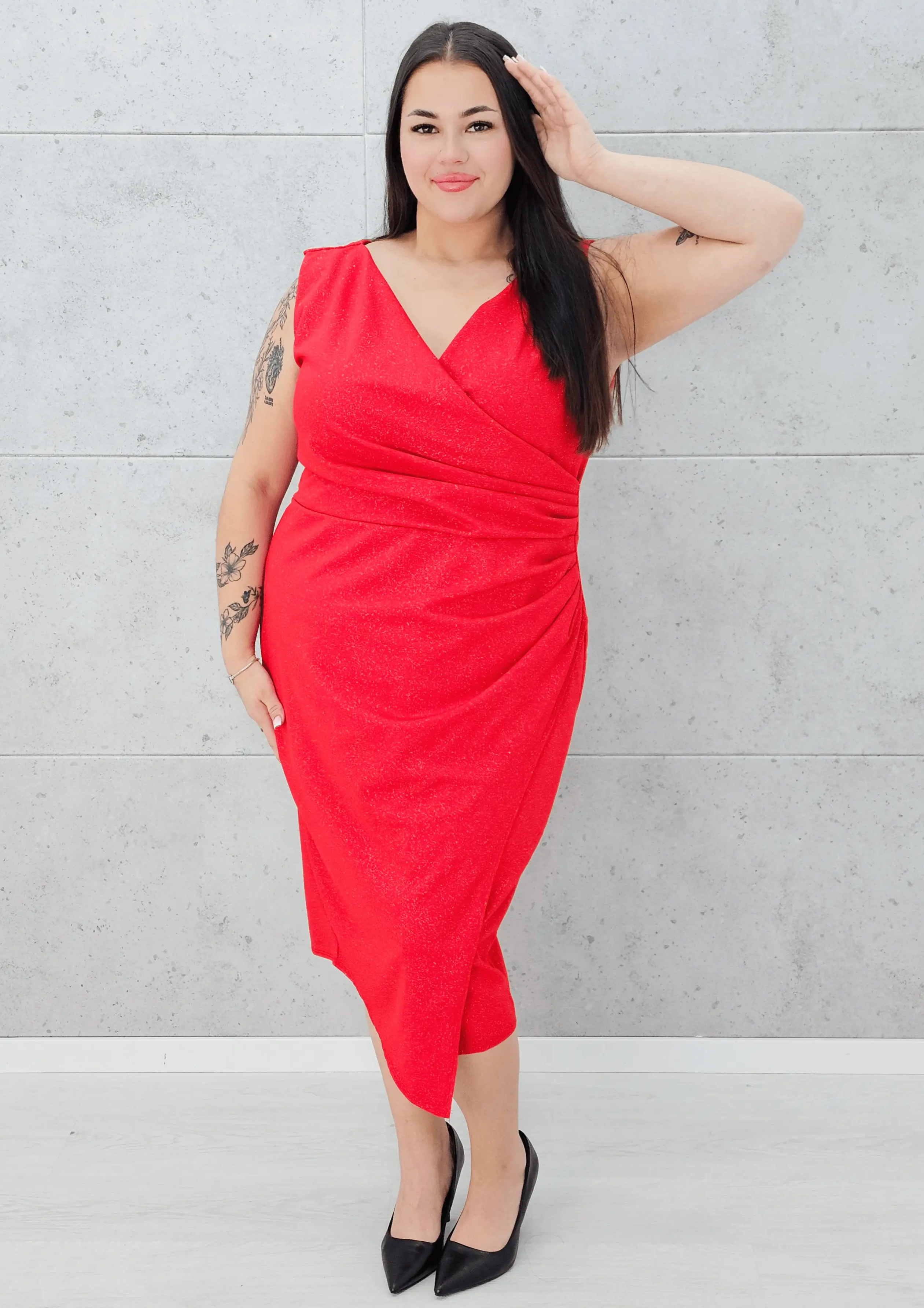 Rozpal zmysły – zjawiskowa sukienka czerwona Stylowa XL