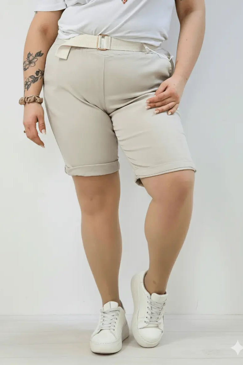 Spodenki plus size Livans – wygoda i styl na co dzień Stylowa XL