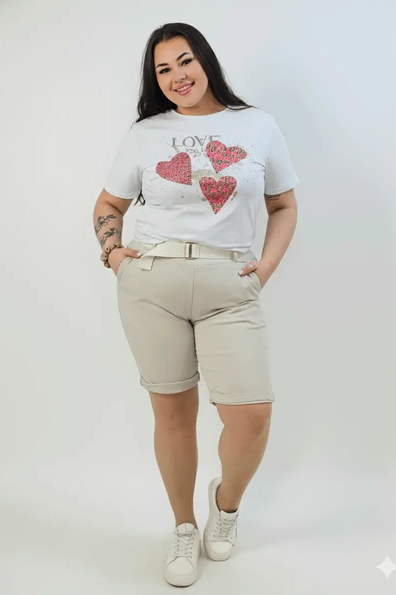 Spodenki plus size Livans – wygoda i styl na co dzień Stylowa XL
