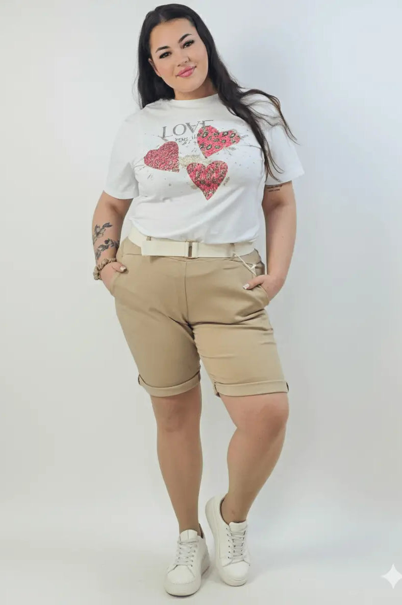 Spodenki plus size Livans – wygoda i styl na co dzień Stylowa XL