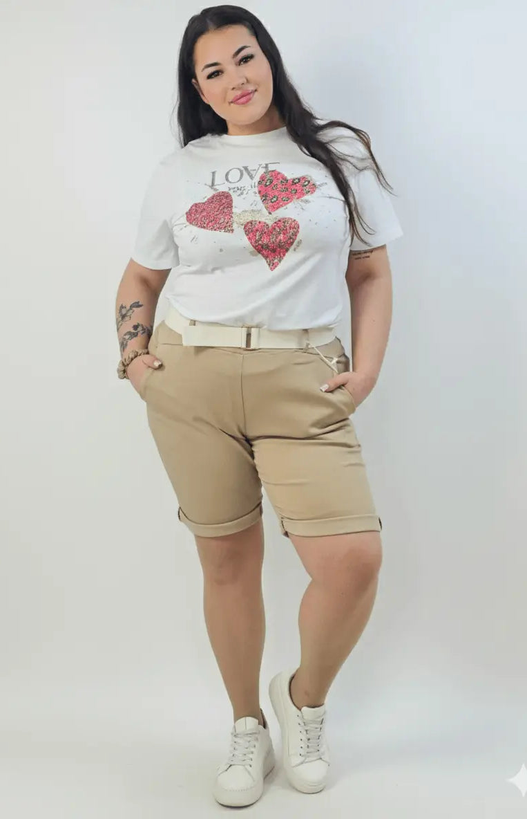 Spodenki plus size Livans – wygoda i styl na co dzień Stylowa XL
