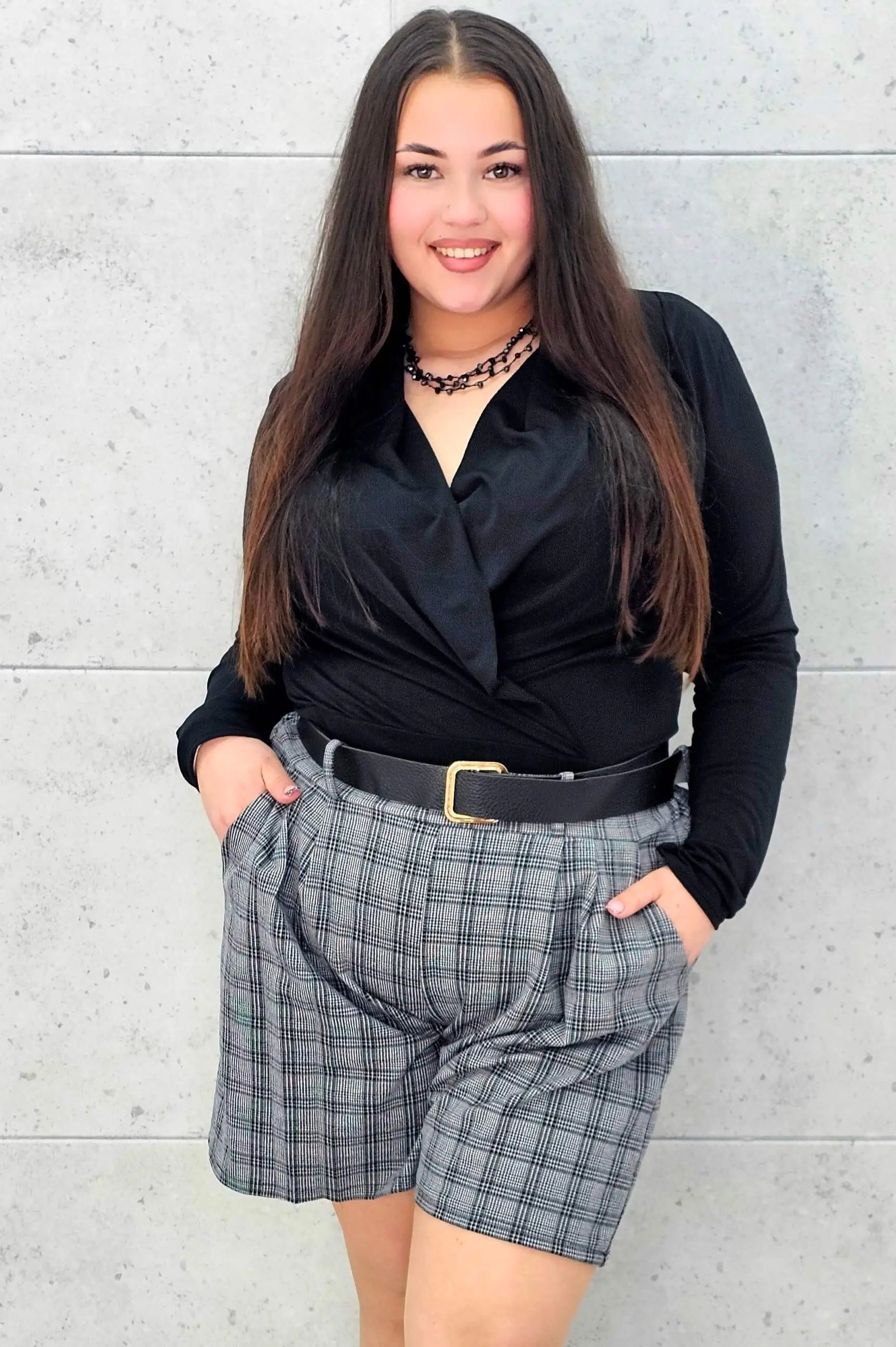Spodenki plus size w kratę – elegancja i wygoda w modnym wydaniu Stylowa XL Stylowa XL