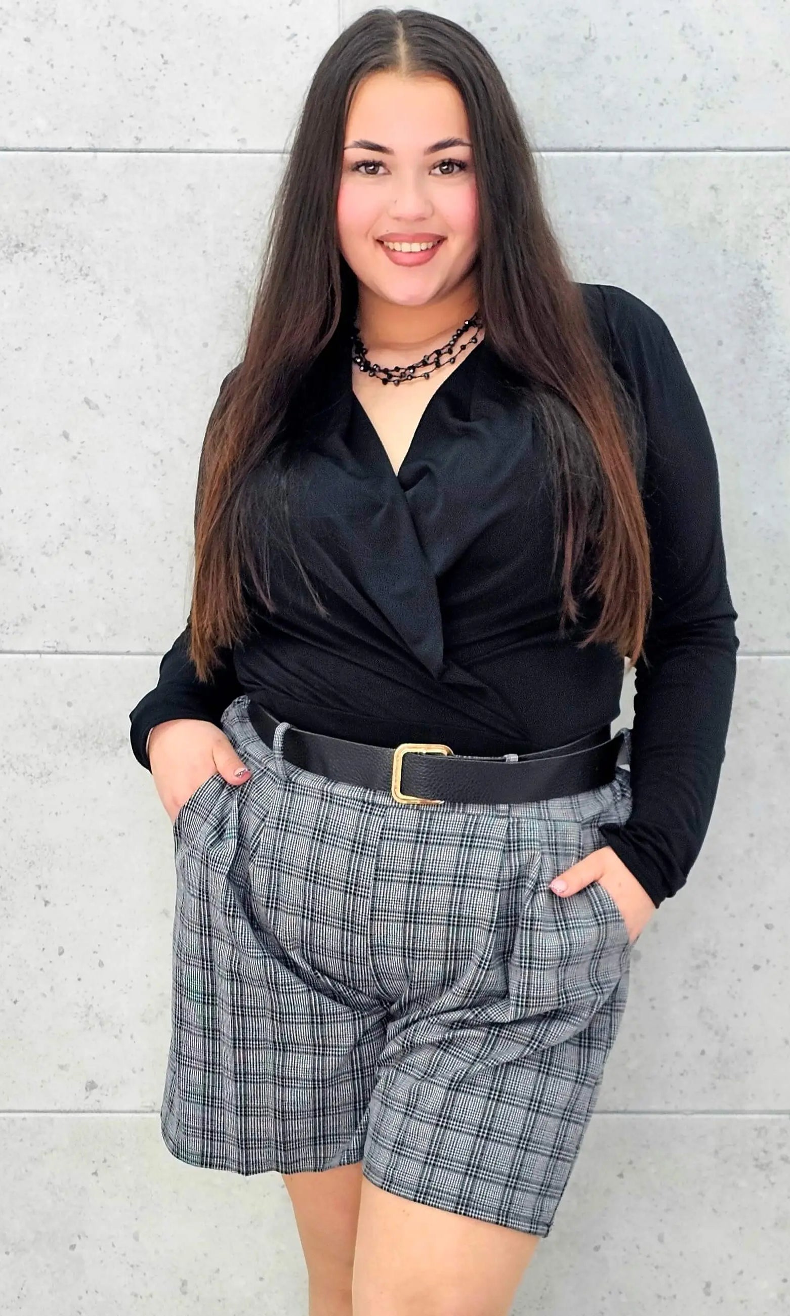 Spodenki plus size w kratę – elegancja i wygoda w modnym wydaniu Stylowa XL Stylowa XL