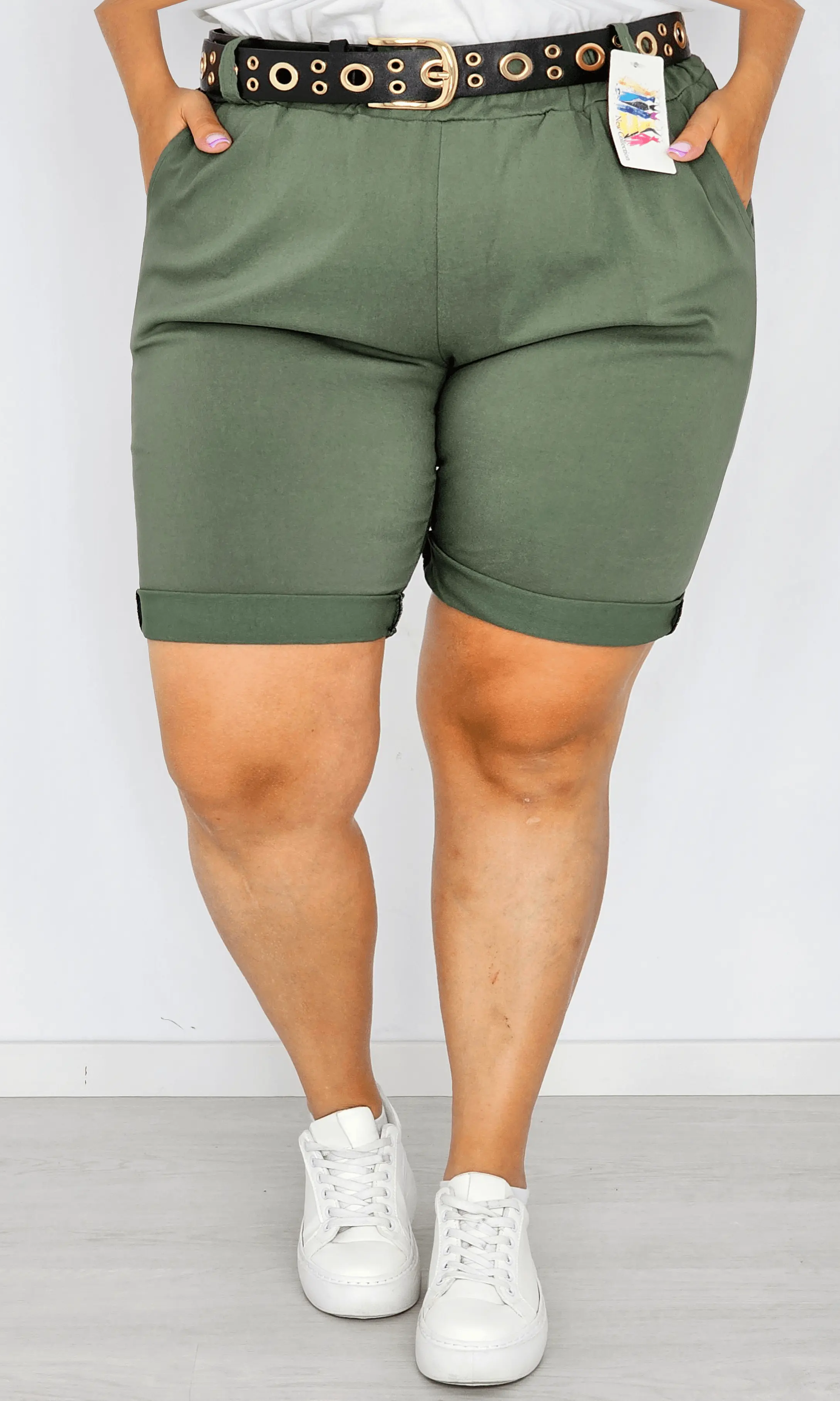 Spodenki z paskiem dostępne w kolorach Stylowa XL