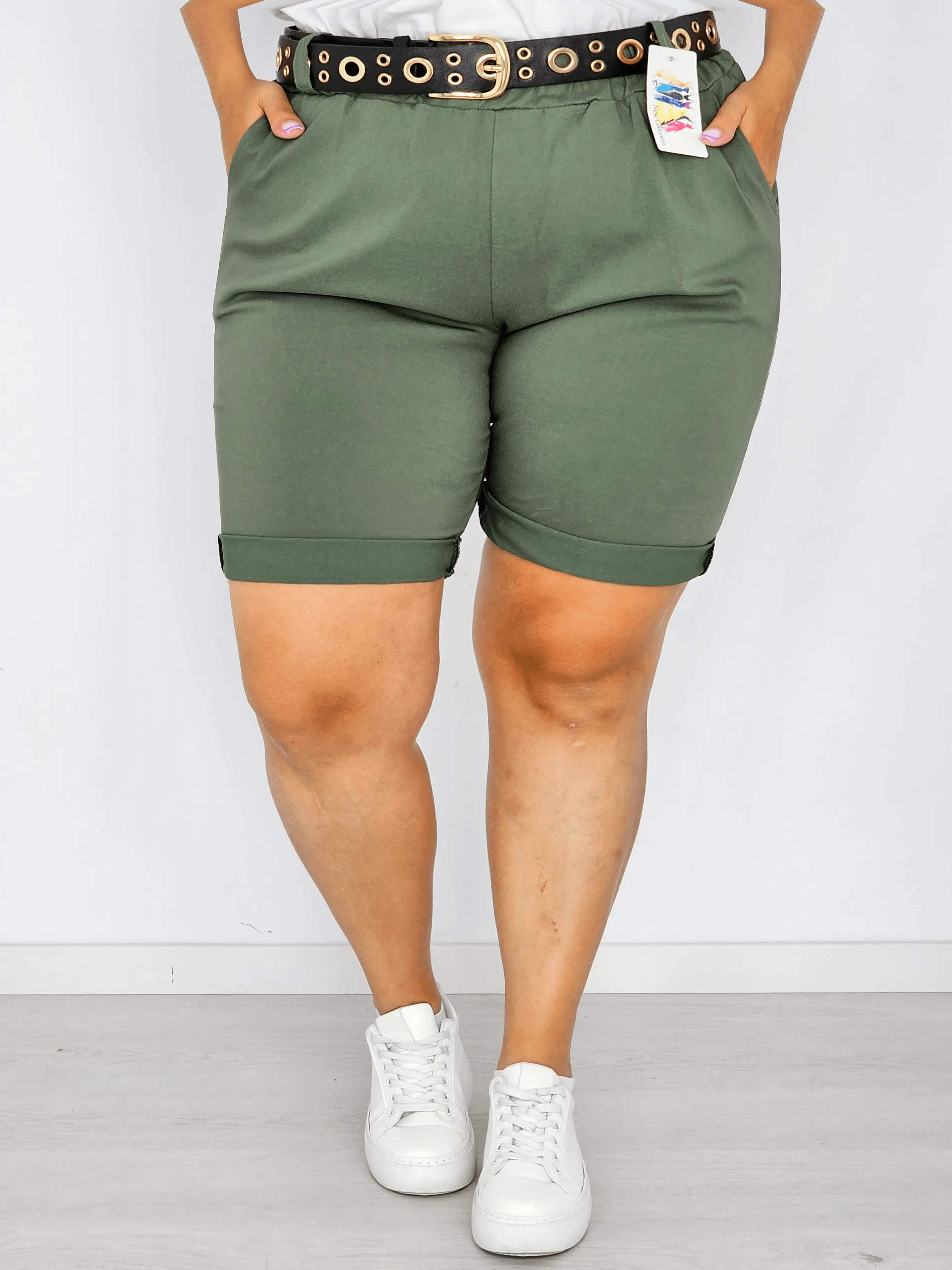 Spodenki z paskiem dostępne w kolorach Stylowa XL