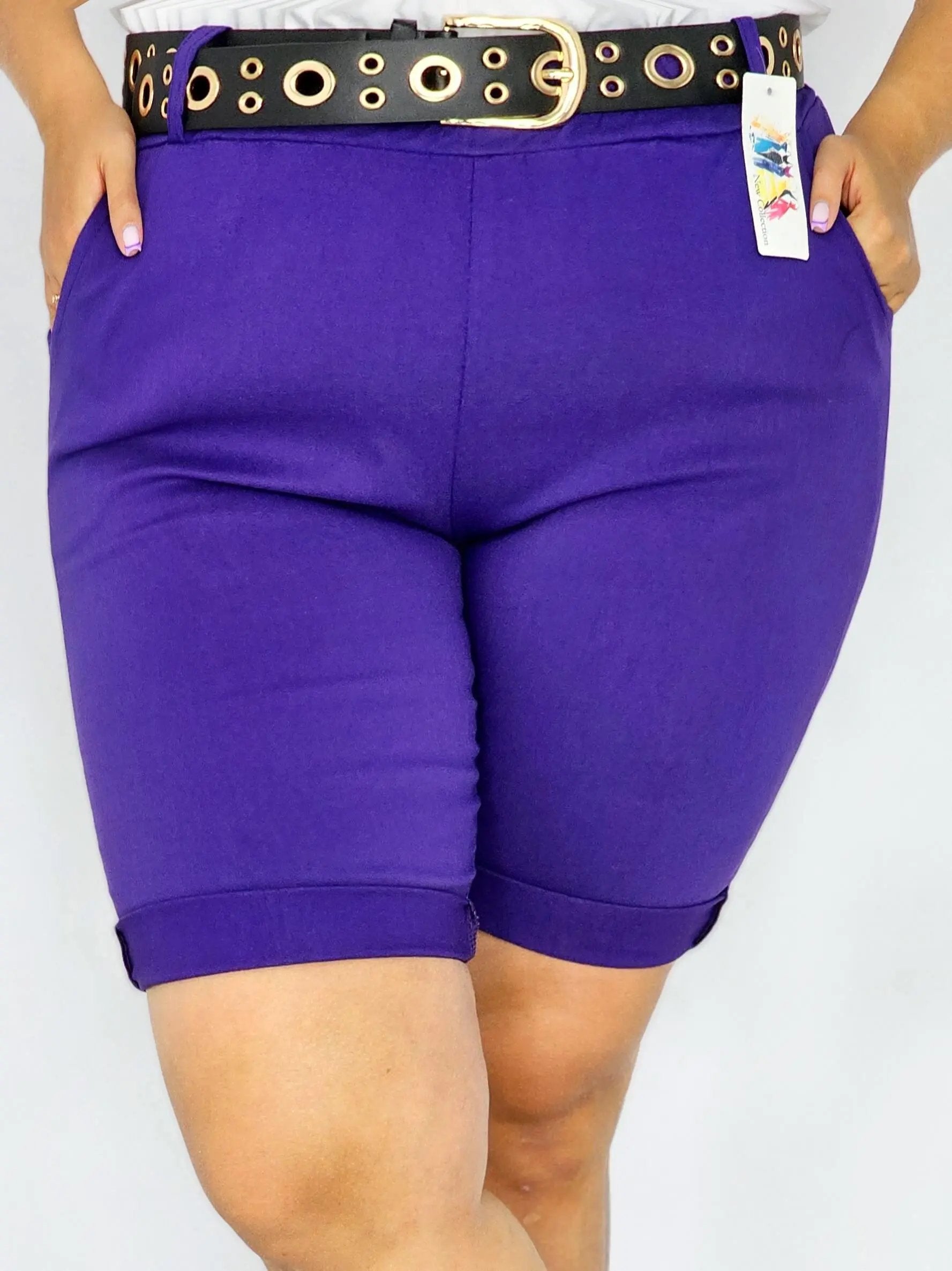 Spodenki z paskiem dostępne w kolorach Stylowa XL