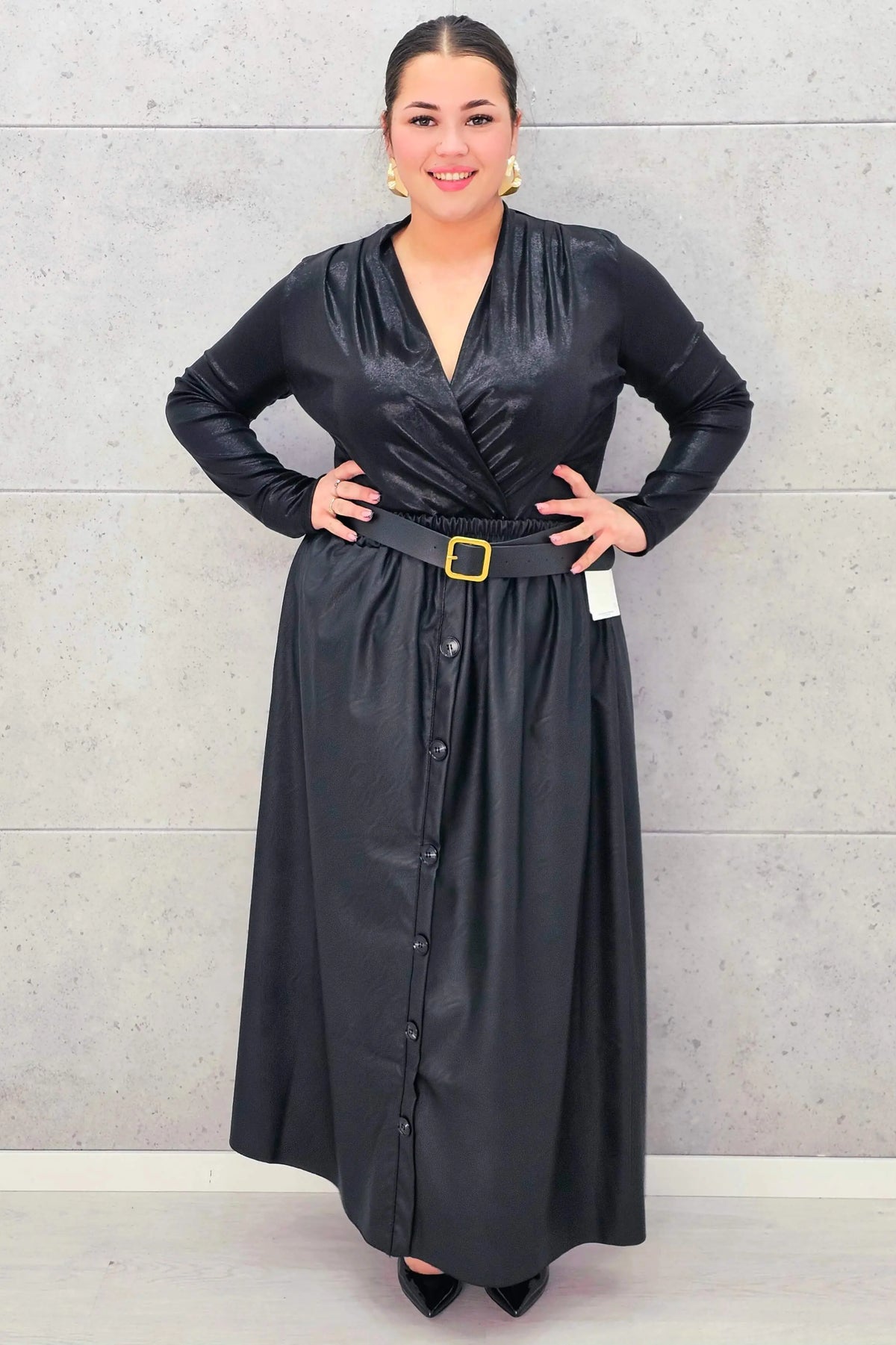 Spódnica Plus Size z Ekoskóry StylowaXL – Styl, Komfort i Kobiecy Detal dla Kobiet XXL Stylowa XL