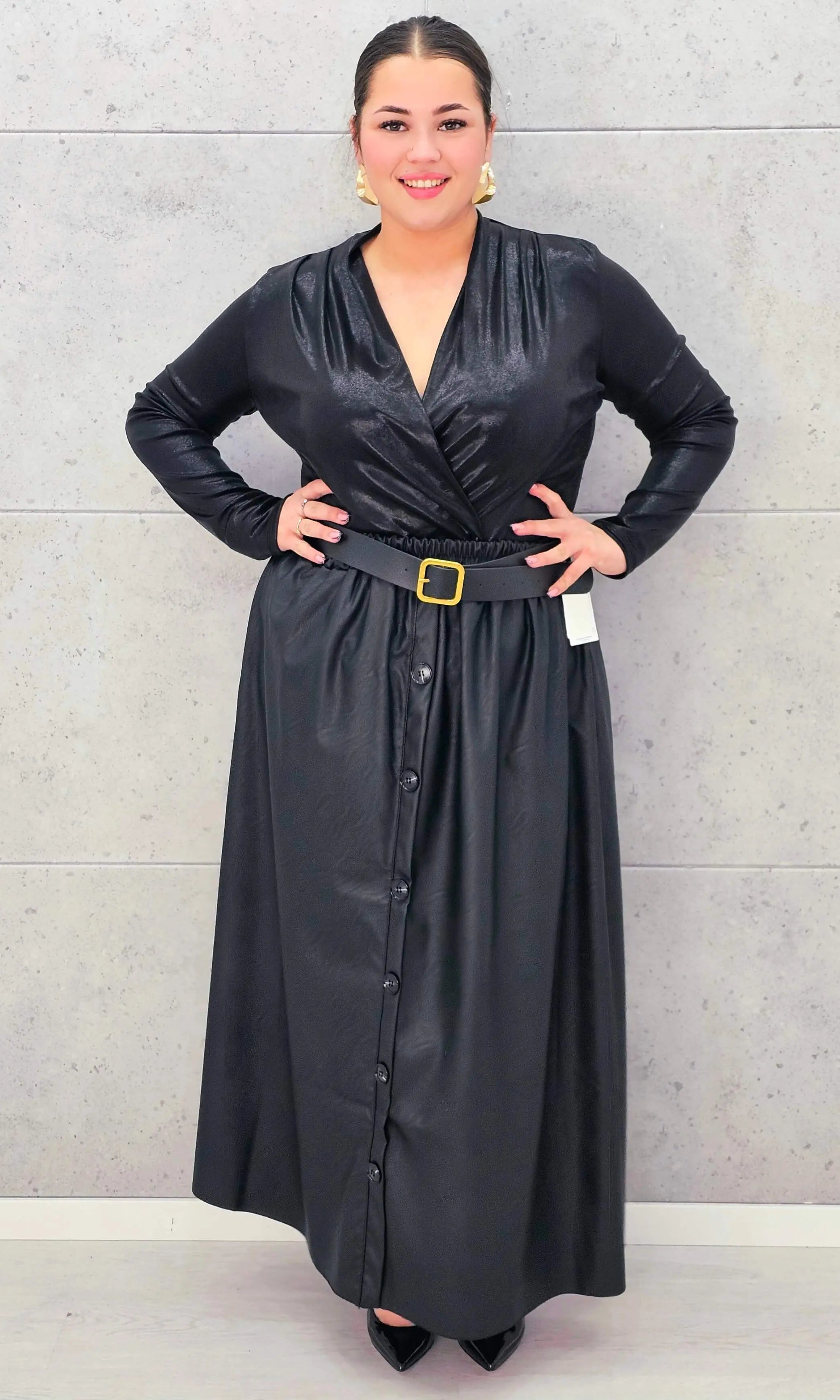 Spódnica Plus Size z Ekoskóry StylowaXL – Styl, Komfort i Kobiecy Detal dla Kobiet XXL Stylowa XL