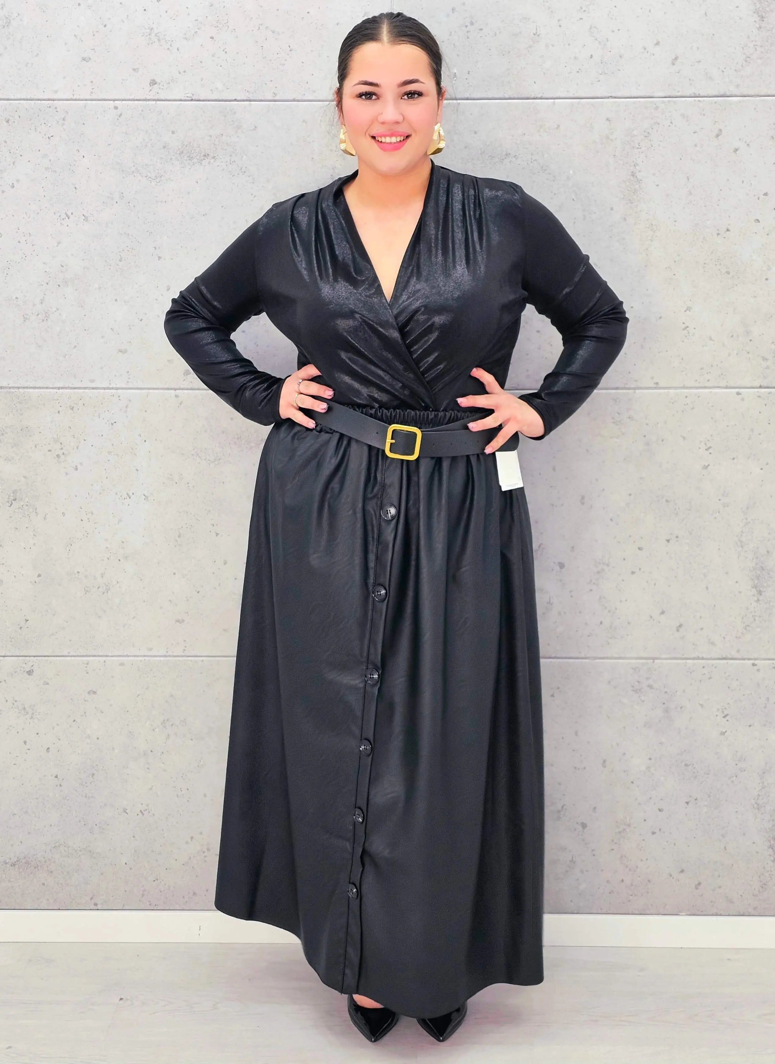 Spódnica Plus Size z Ekoskóry StylowaXL – Styl, Komfort i Kobiecy Detal dla Kobiet XXL Stylowa XL