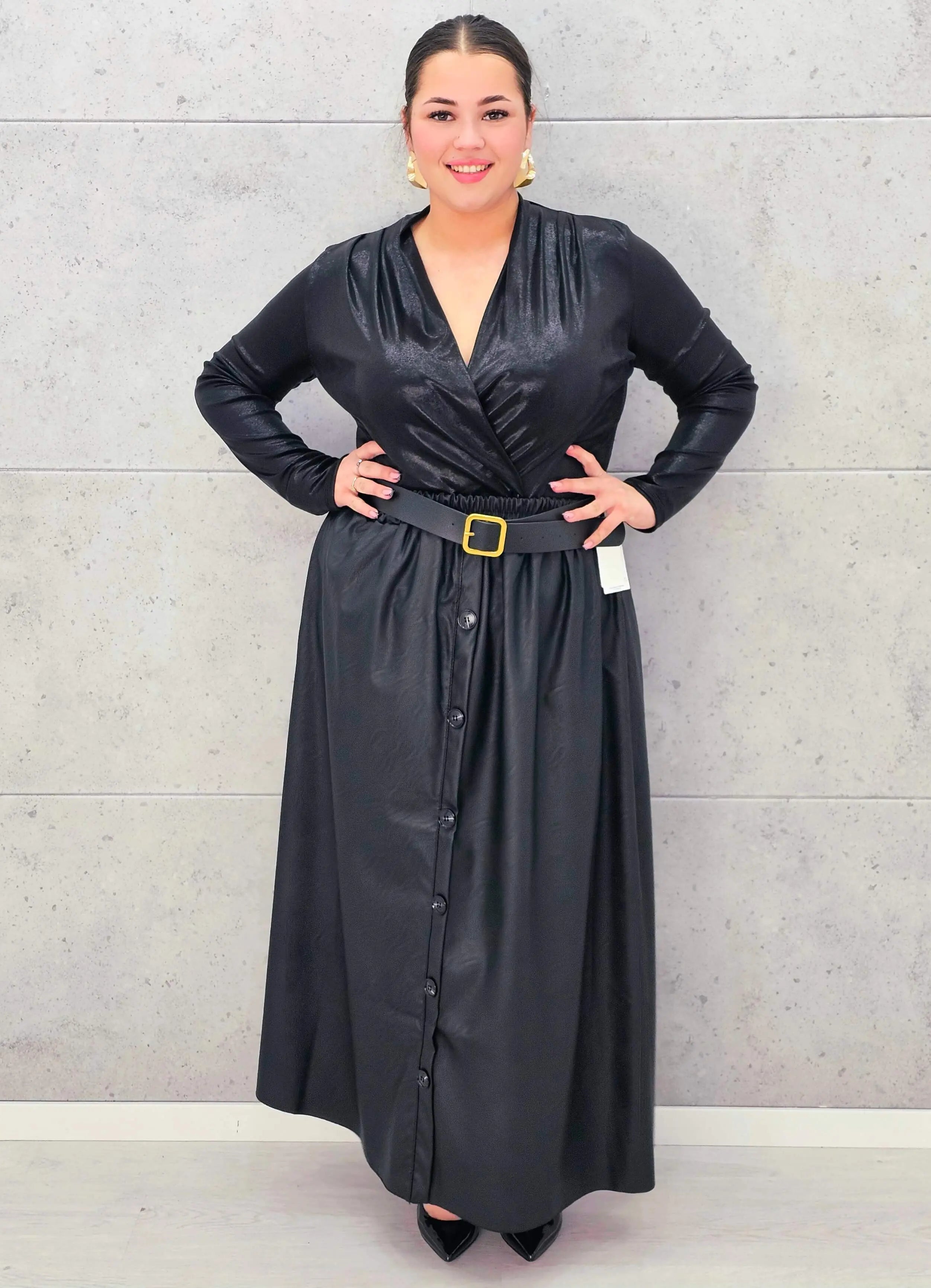 Spódnica Plus Size z Ekoskóry StylowaXL – Styl, Komfort i Kobiecy Detal dla Kobiet XXL Stylowa XL