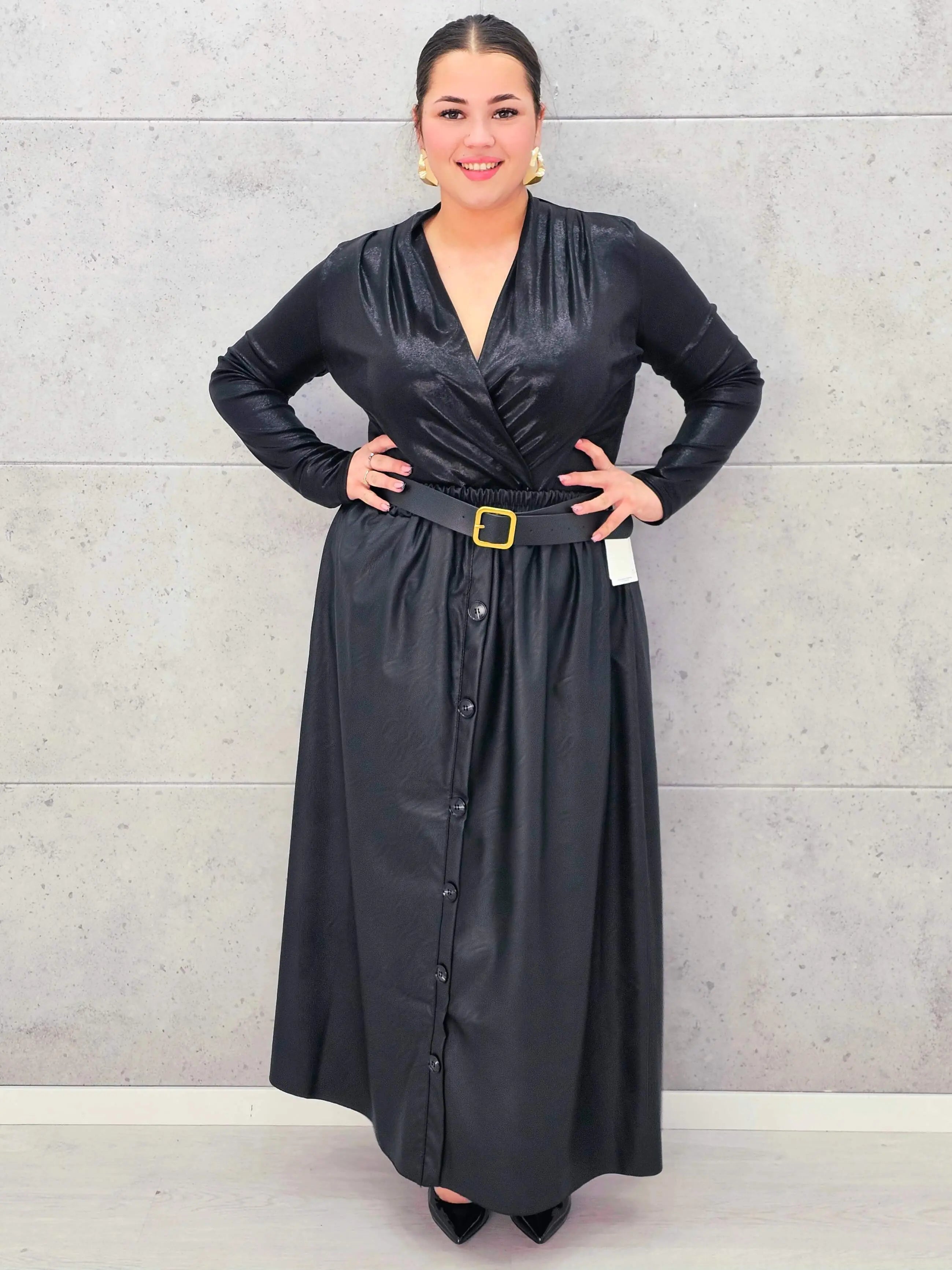 Spódnica Plus Size z Ekoskóry StylowaXL – Styl, Komfort i Kobiecy Detal dla Kobiet XXL Stylowa XL