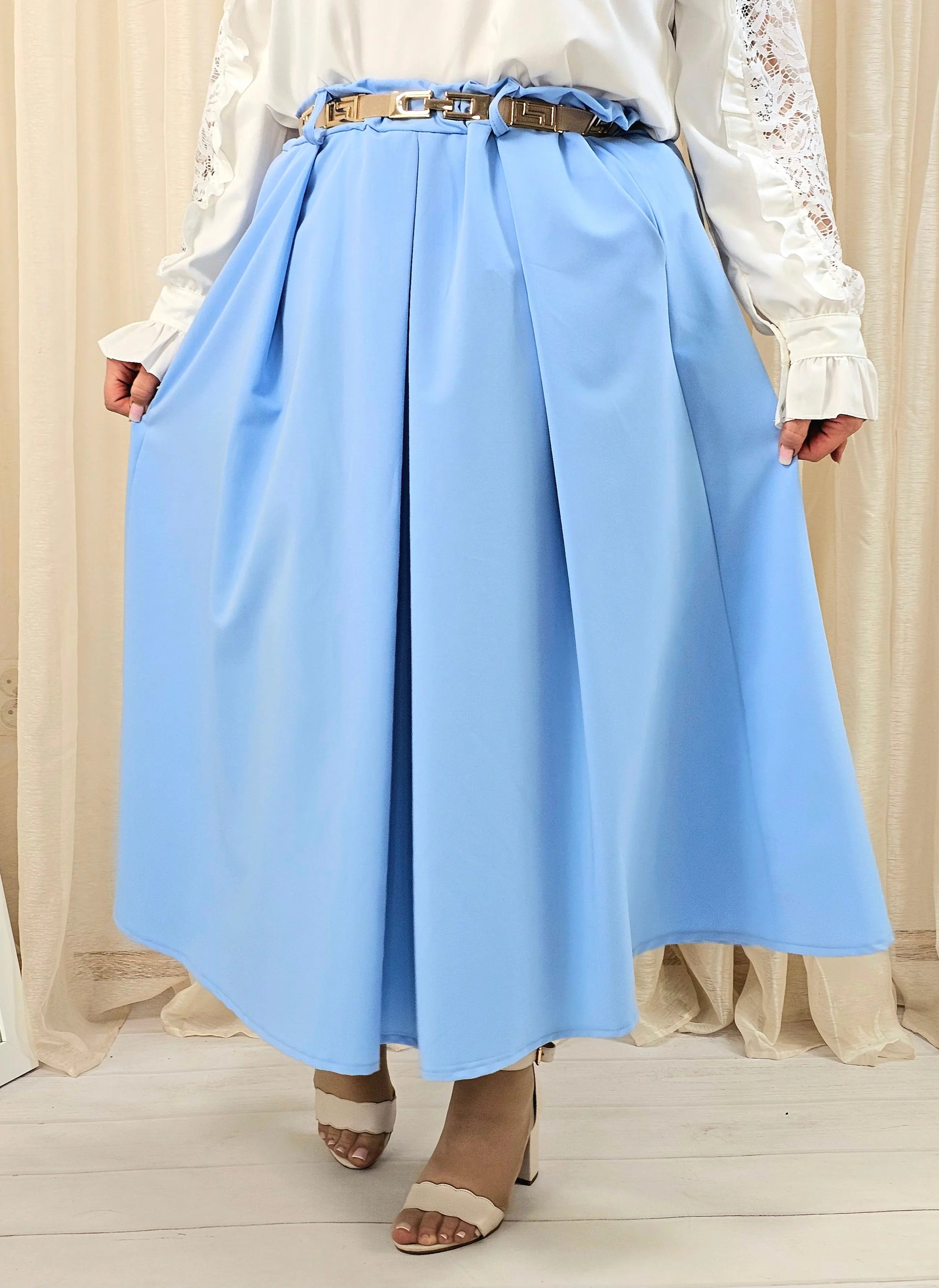 Spódnica plisowana midi StylowaXL – klasyczna elegancja w nowoczesnym wydaniu Stylowa XL