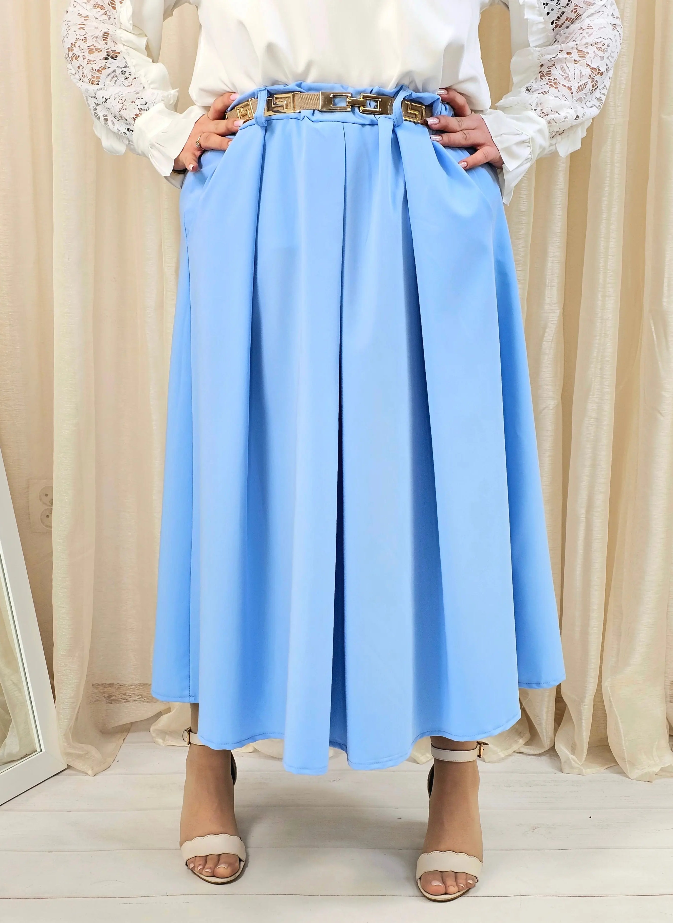 Spódnica plisowana midi StylowaXL – klasyczna elegancja w nowoczesnym wydaniu Stylowa XL