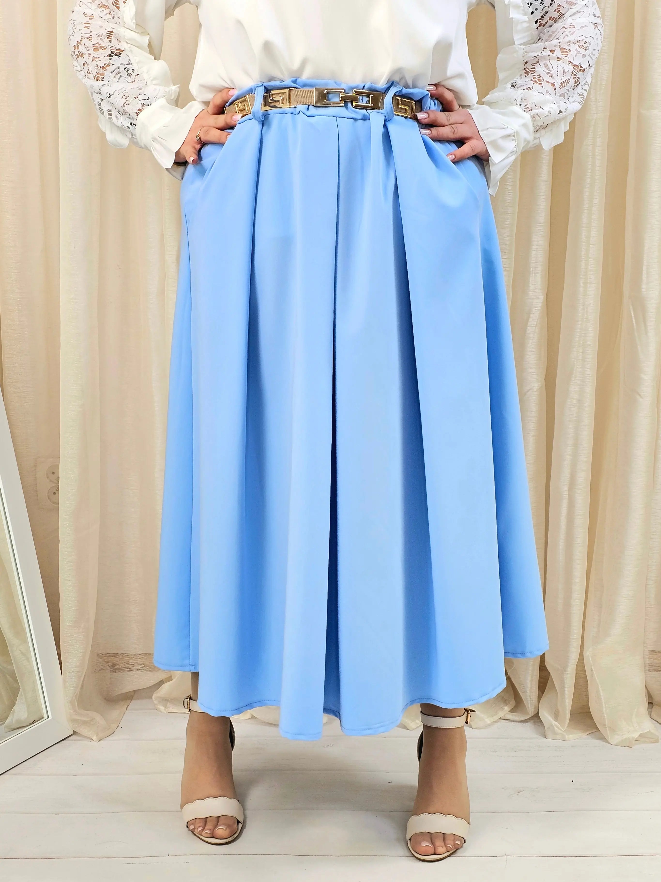 Spódnica plisowana midi StylowaXL – klasyczna elegancja w nowoczesnym wydaniu Stylowa XL