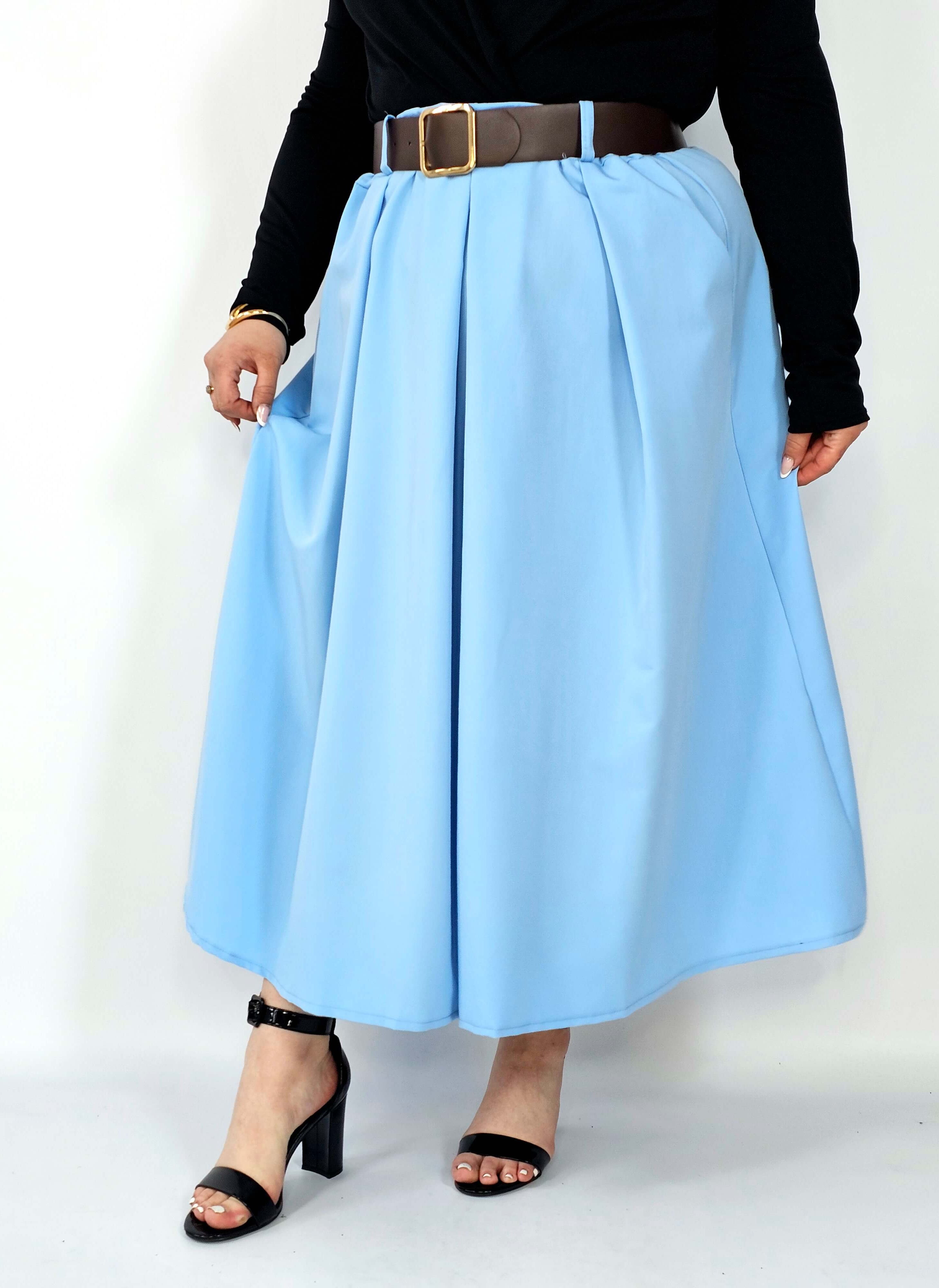 Spódnica plisowana midi StylowaXL – klasyczna elegancja w nowoczesnym wydaniu Stylowa XL